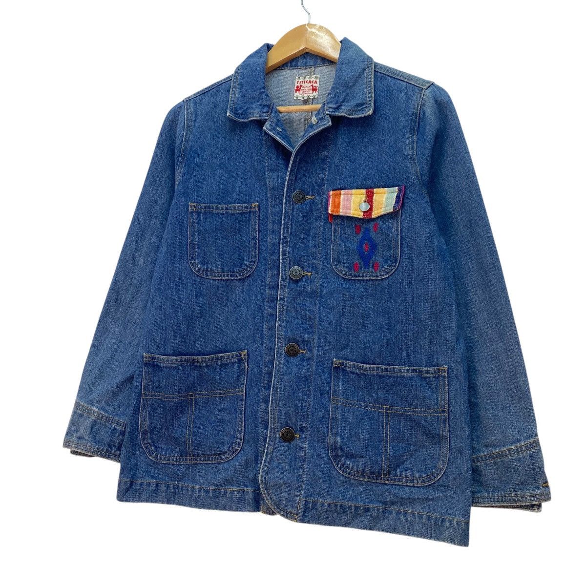Blue Blue Japan 💥Vintage Faded Japanese Titicaca Workwear Jacket Size US M / EU 48-50 / 2 - 3 Thumbnail