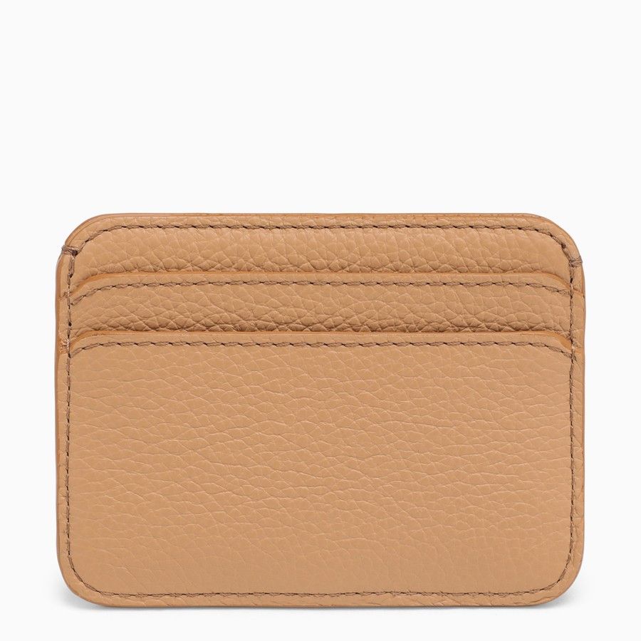 Chloe o1d2blof0824 Size : OS / Leather Card Holder in Beige Size ONE SIZE - 2 Thumbnail