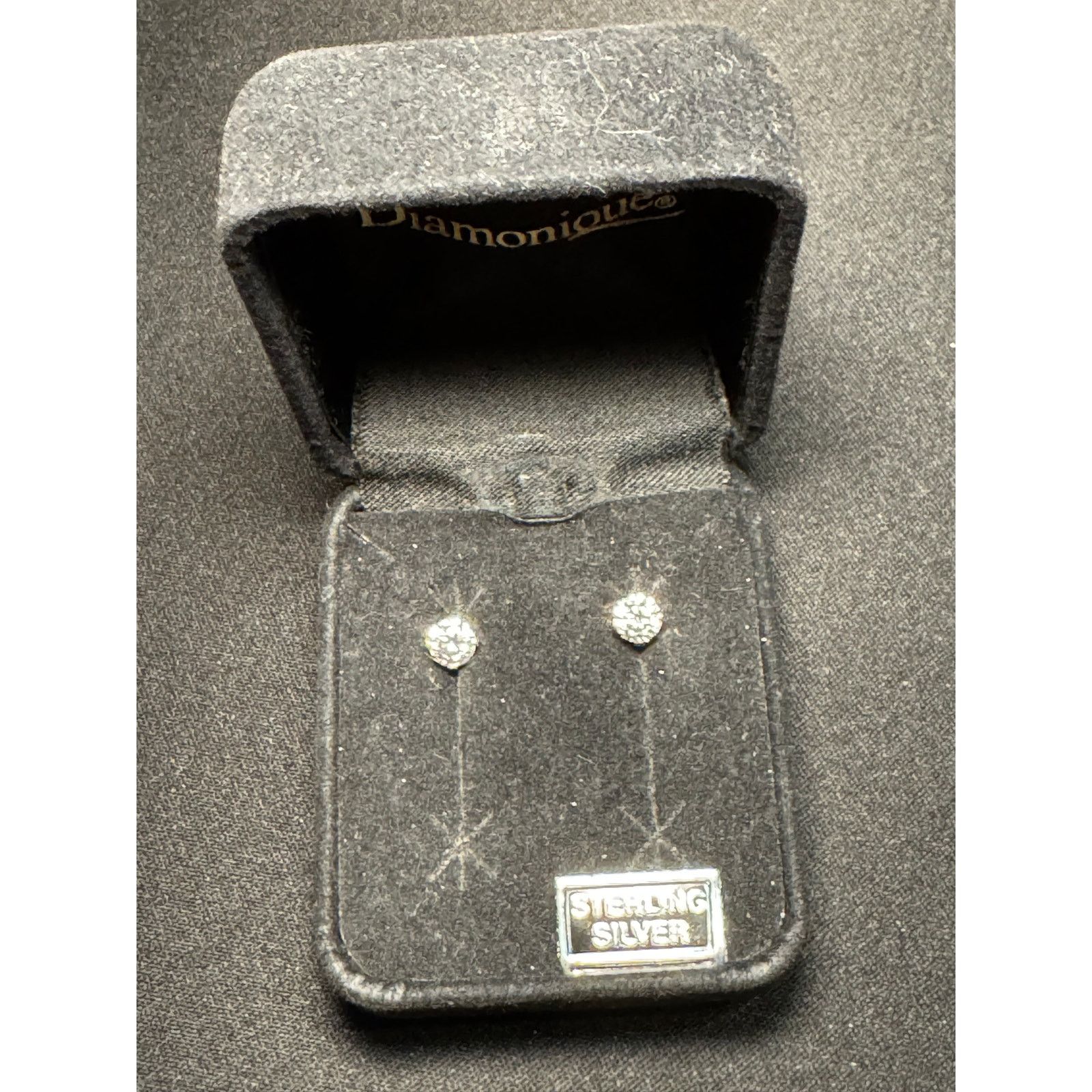 Other Sterling Dominique Round Silver Stud Earrings Size ONE SIZE - 4 Thumbnail