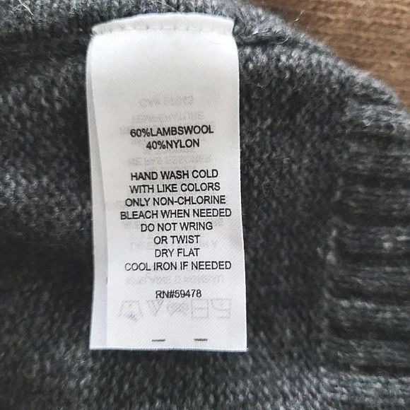 Max Mara Max Studio Tan/Gray Hooded Colorblock Wool Blend Poncho NWT Size S / US 4 / IT 40 - 7 Thumbnail
