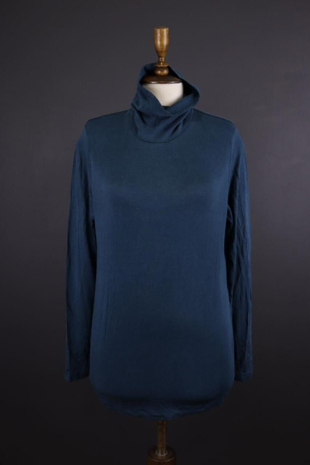 Designer Gudrun Sjoden Blue Bodycon Tunic Blouson Dress Size M Size M / US 6-8 / IT 42-44 - 1 Thumbnail