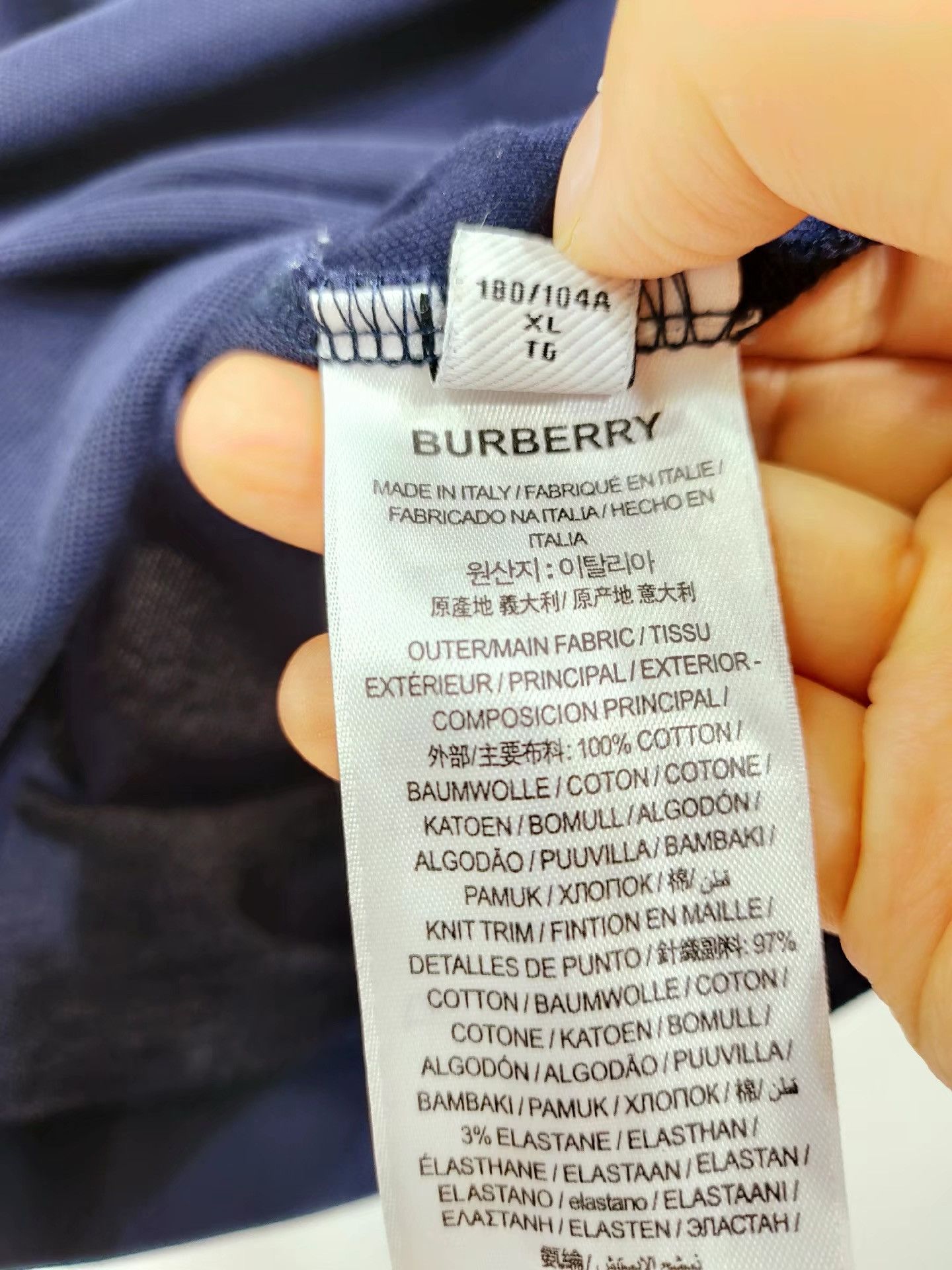 Burberry Burberry Men's Short Sleeve Top K29 Size US XL / EU 56 / 4 - 6 Thumbnail