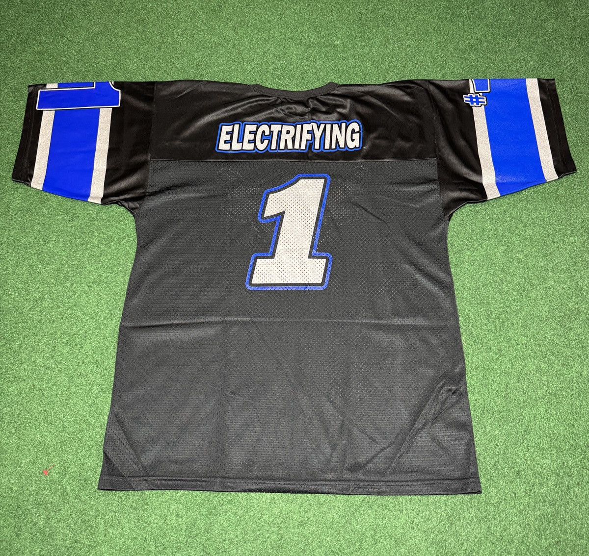 WWF Vintage 90s WWF The Rock RARE WRESTLING Football Jersey Size US XXL / EU 58 / 5 - 3 Thumbnail