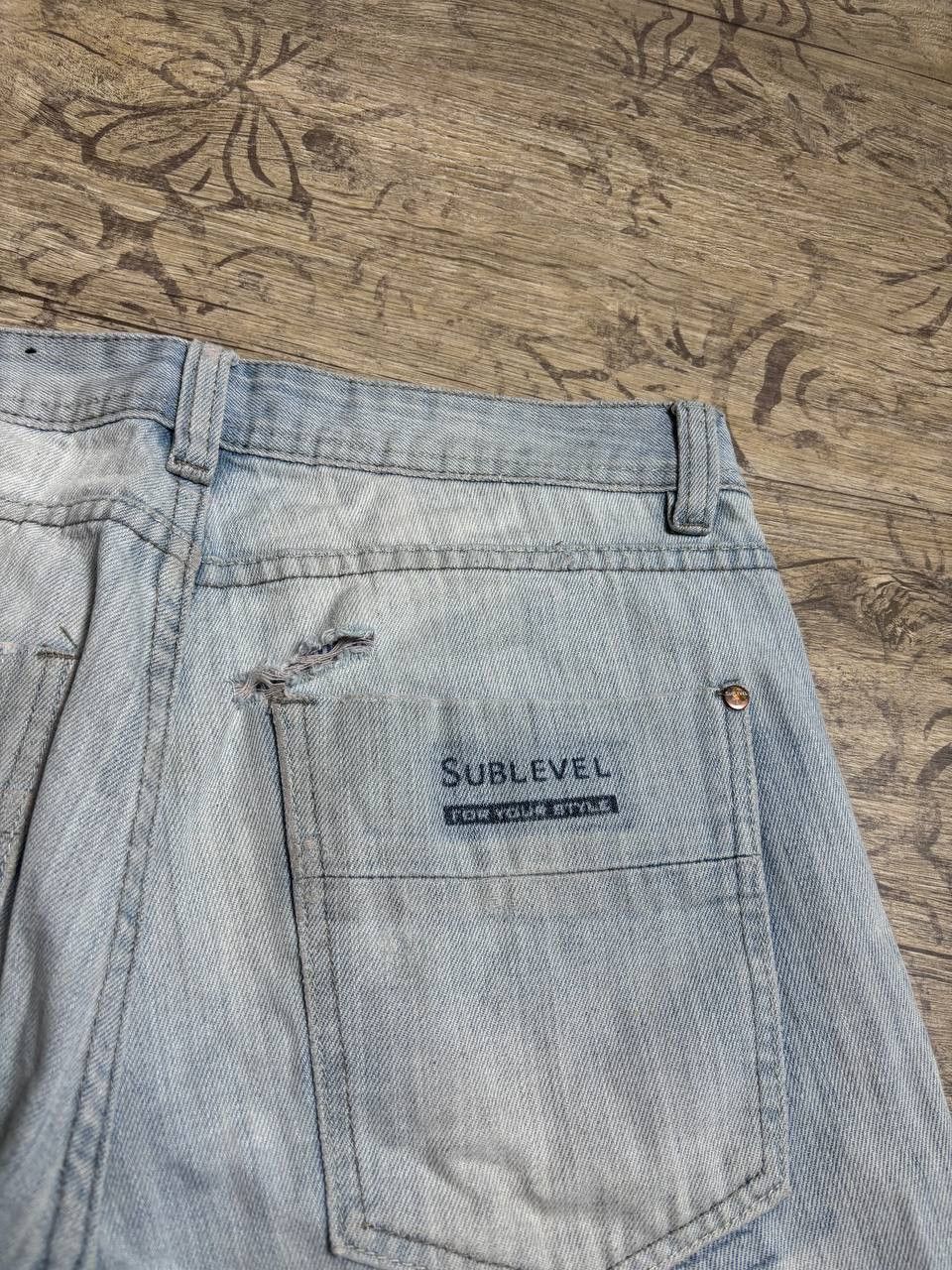 Japanese Brand VTG Balenci! IfSixWasNine type! Distressed Fade Shorts Size US 30 / EU 46 - 5 Thumbnail