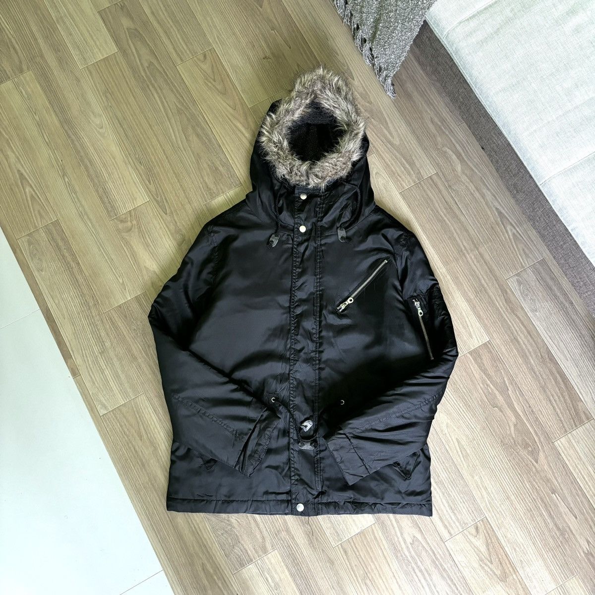 14th Addiction × Hysteric Glamour × Japanese Brand panaspur fur jacket puffer ifsixwasnine lgb style y2k Size US L / EU 52-54 / 3 - 1 Thumbnail