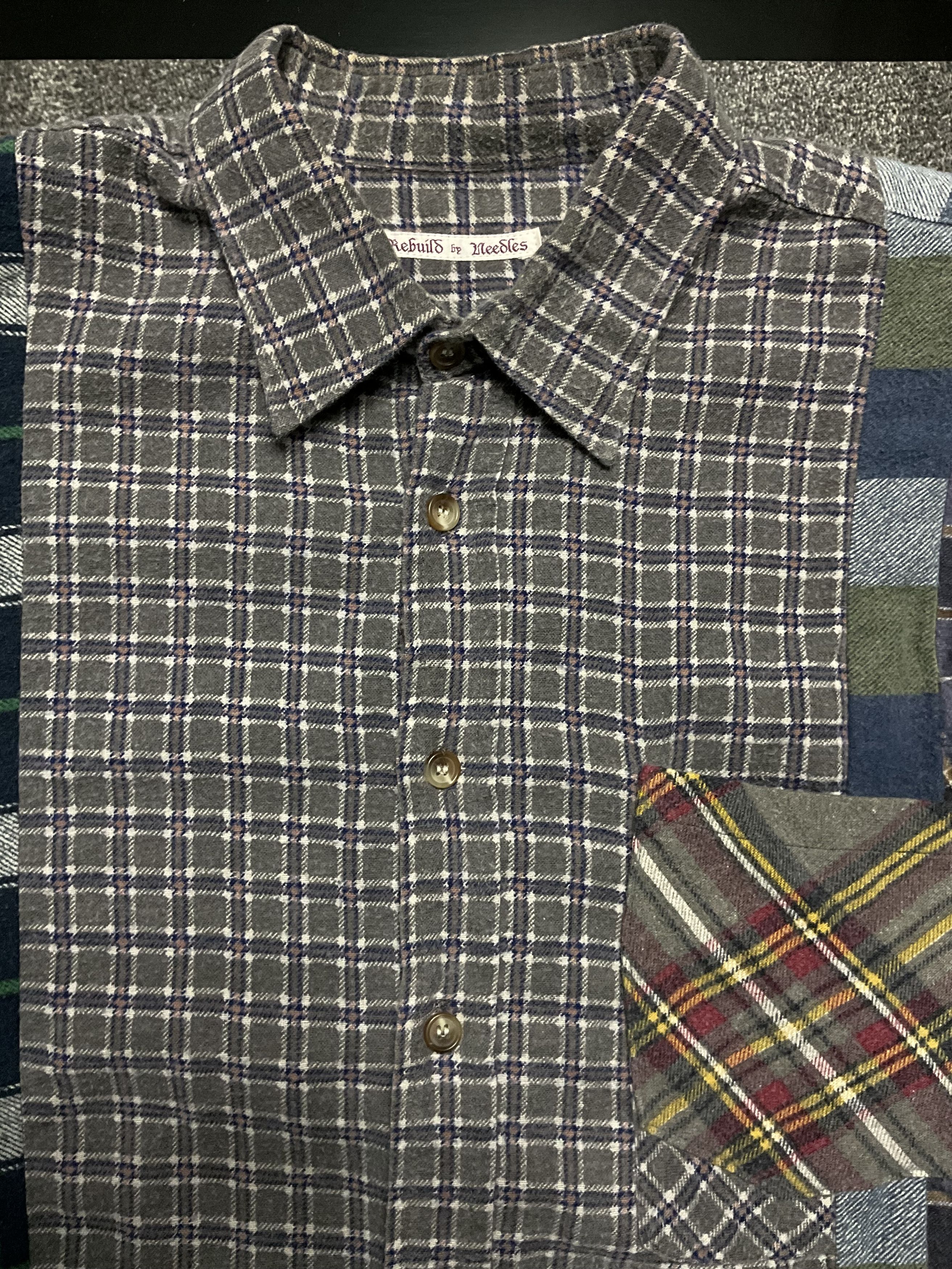 Needles Rebuild by Needles 7 Cut Flannel DS Size US L / EU 52-54 / 3 - 7 Thumbnail