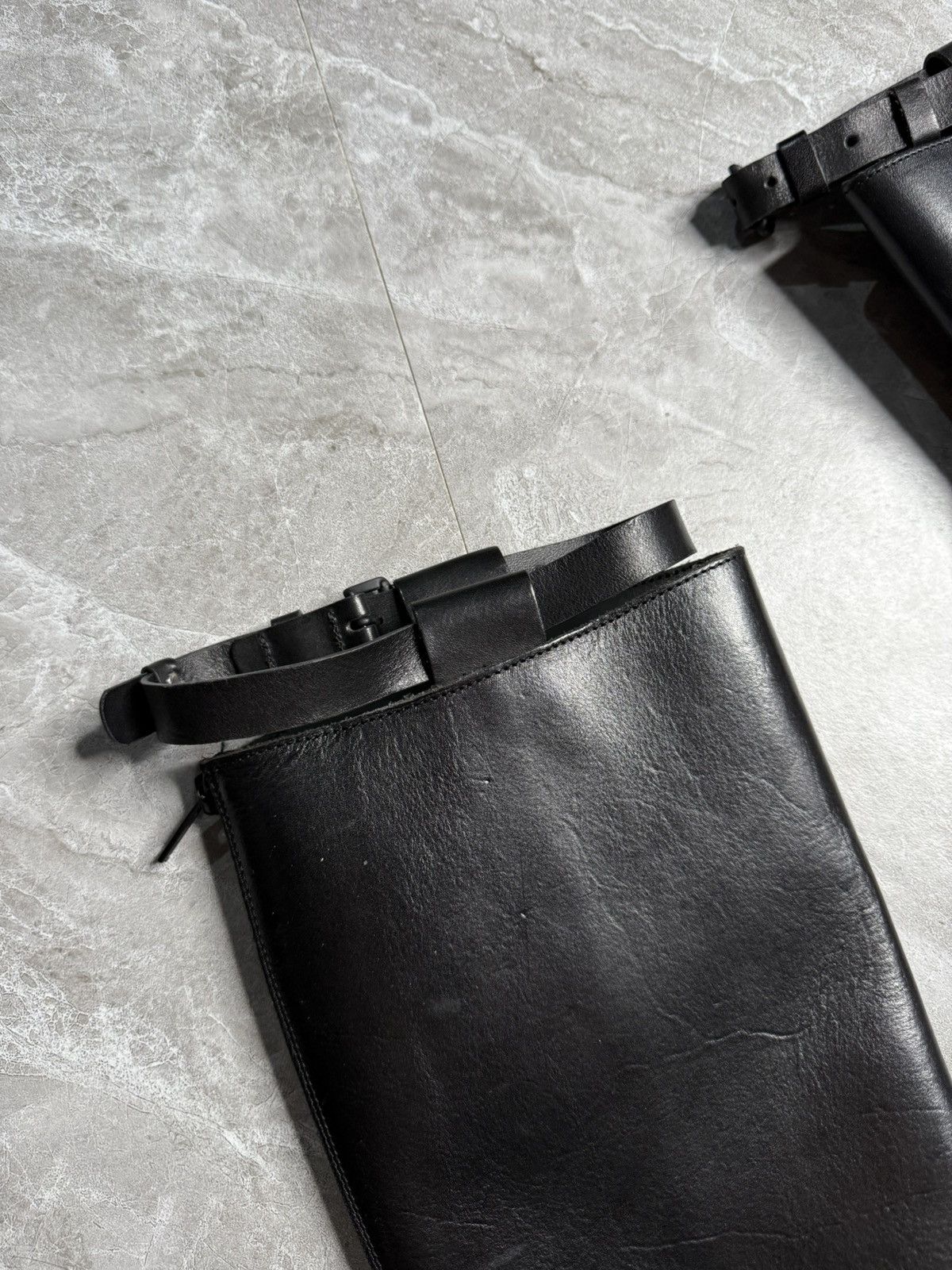 Ann Demeulemeester Ann Demeulemeester Belted Riding Boots 100% Authentic Size US 7 / IT 37 - 4 Thumbnail