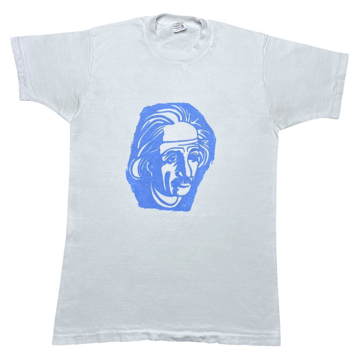 Vintage Vtg 1970s Albert Einstein Towncraft Water Based Graphic Tee Size US S / EU 44-46 / 1 - 1 Thumbnail