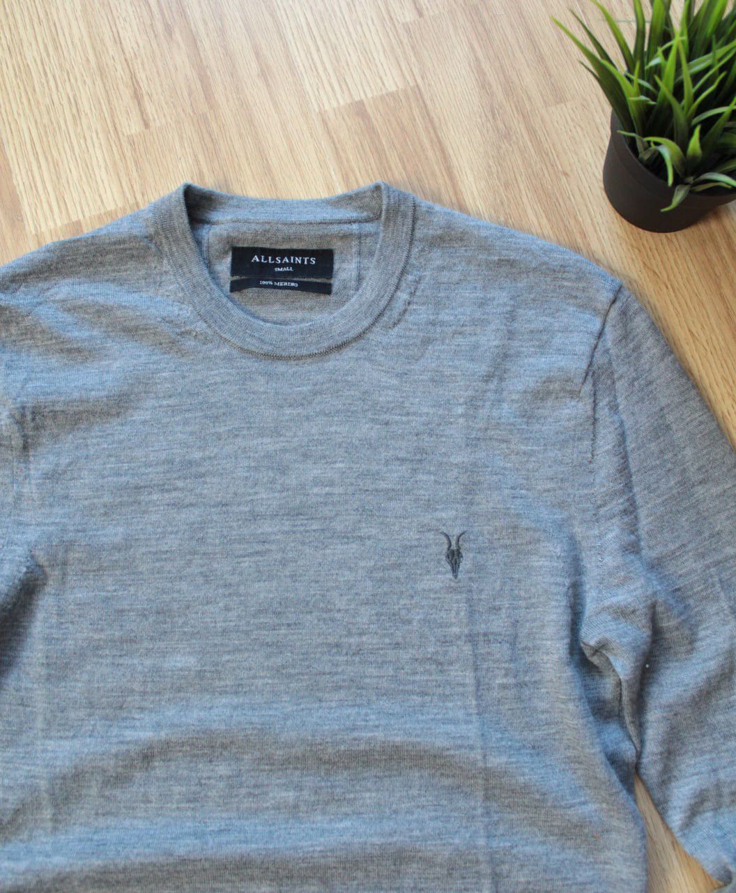 Allsaints 🔥 Allsaints Mode Merino Crew Ramskull Sweater Pullover Logo Size US S / EU 44-46 / 1 - 2 Thumbnail