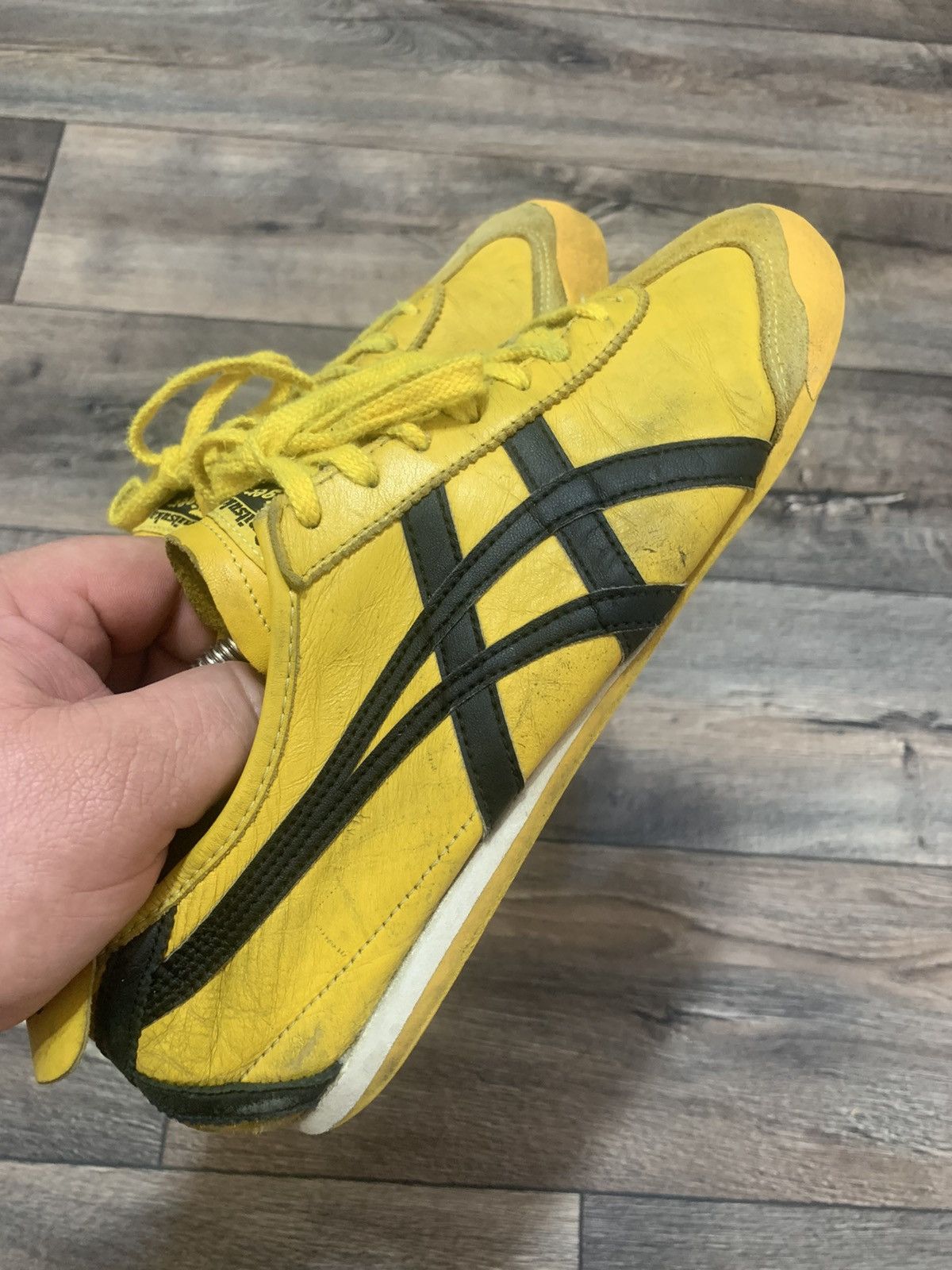 Asics × Onitsuka Tiger × Vintage Asics Onitsuka Tiger Mexico 66 Yellow Leather Shoes US8 Size US 8 / EU 41 - 6 Thumbnail