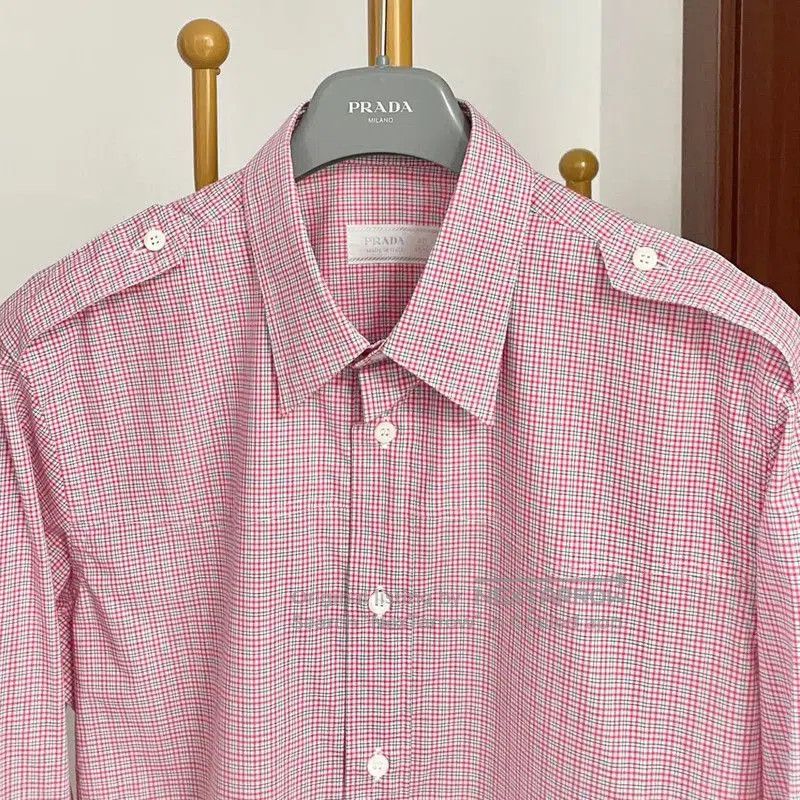 Prada Prada Multicolor Cotton Long Sleeve Shirt. Size US L / EU 52-54 / 3 - 2 Thumbnail