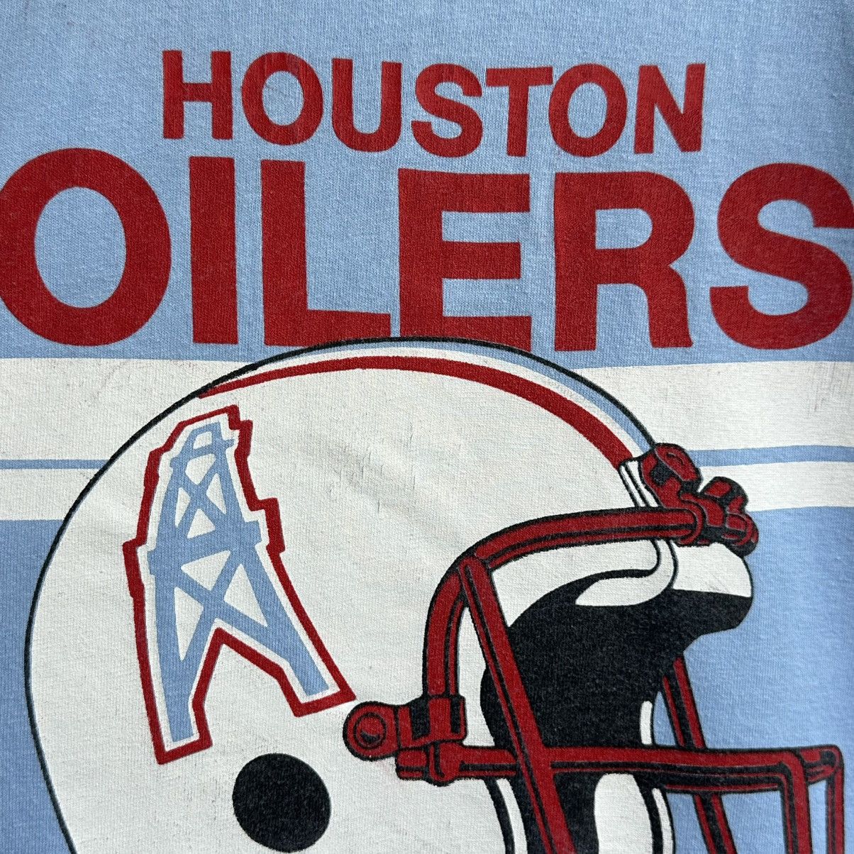 NFL × Vintage VINTAGE HOUSTON OILERS 1987 PLAY-OFFS NFL TEE SINGLE STITCH Size US L / EU 52-54 / 3 - 5 Thumbnail