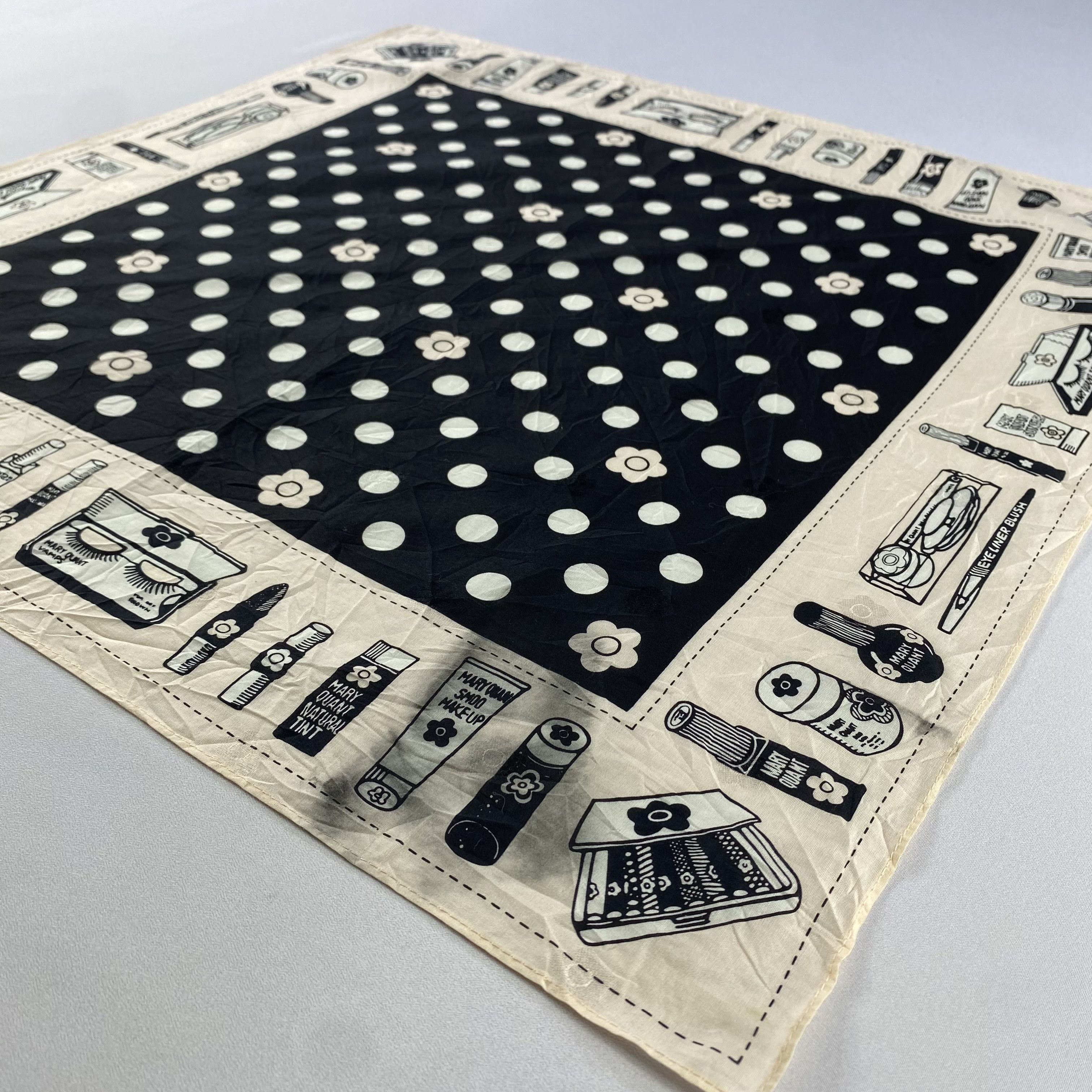 Vintage Vintage Mary Quant Bandana/ Handkerchief / Neckerchief Size ONE SIZE - 4 Thumbnail