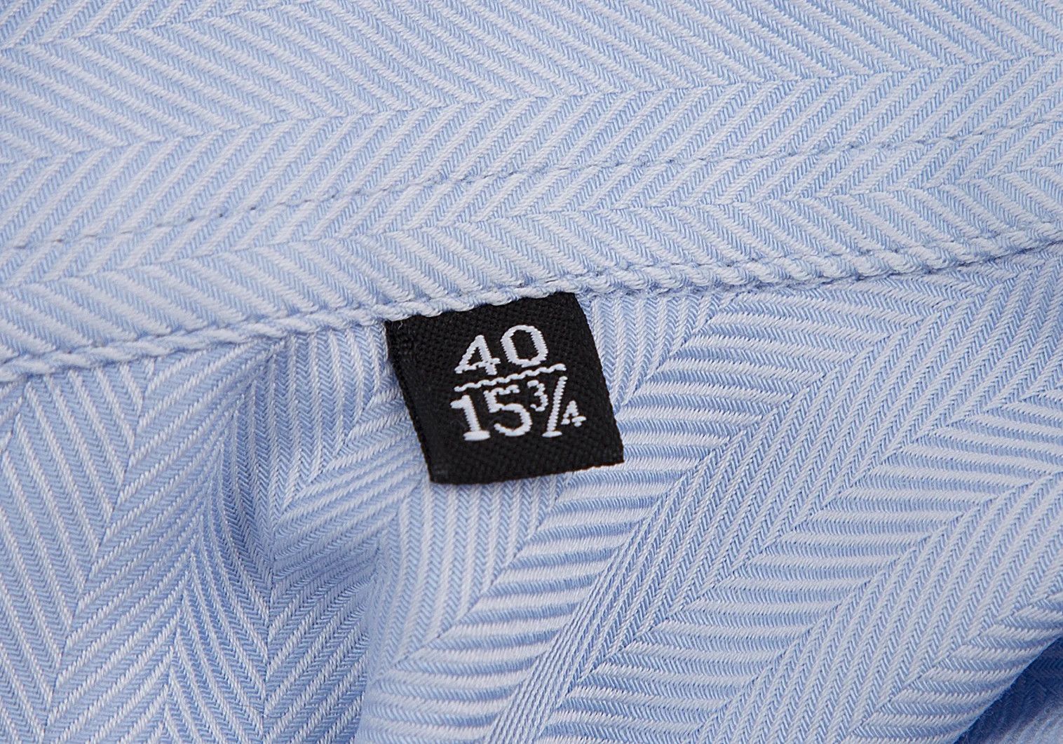 Gucci Cotton Herringbone Shirt in Light Blue Size S Size US S / EU 44-46 / 1 - 14 Thumbnail