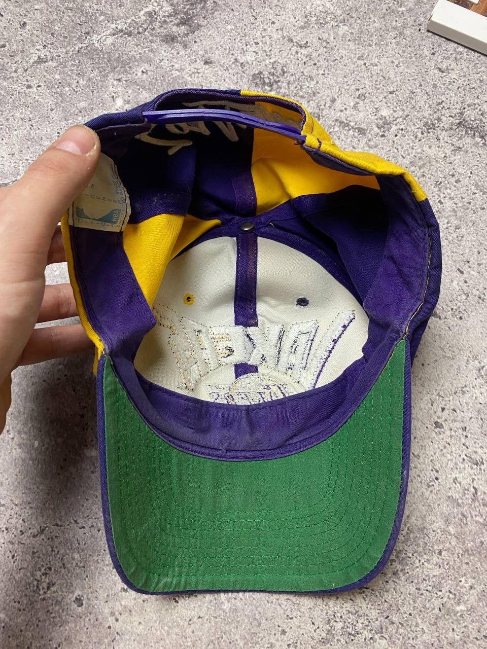 NBA × Vintage Vintage Lakers Cap Sport Specialties NBA 00’s Los Angeles Size ONE SIZE - 5 Thumbnail