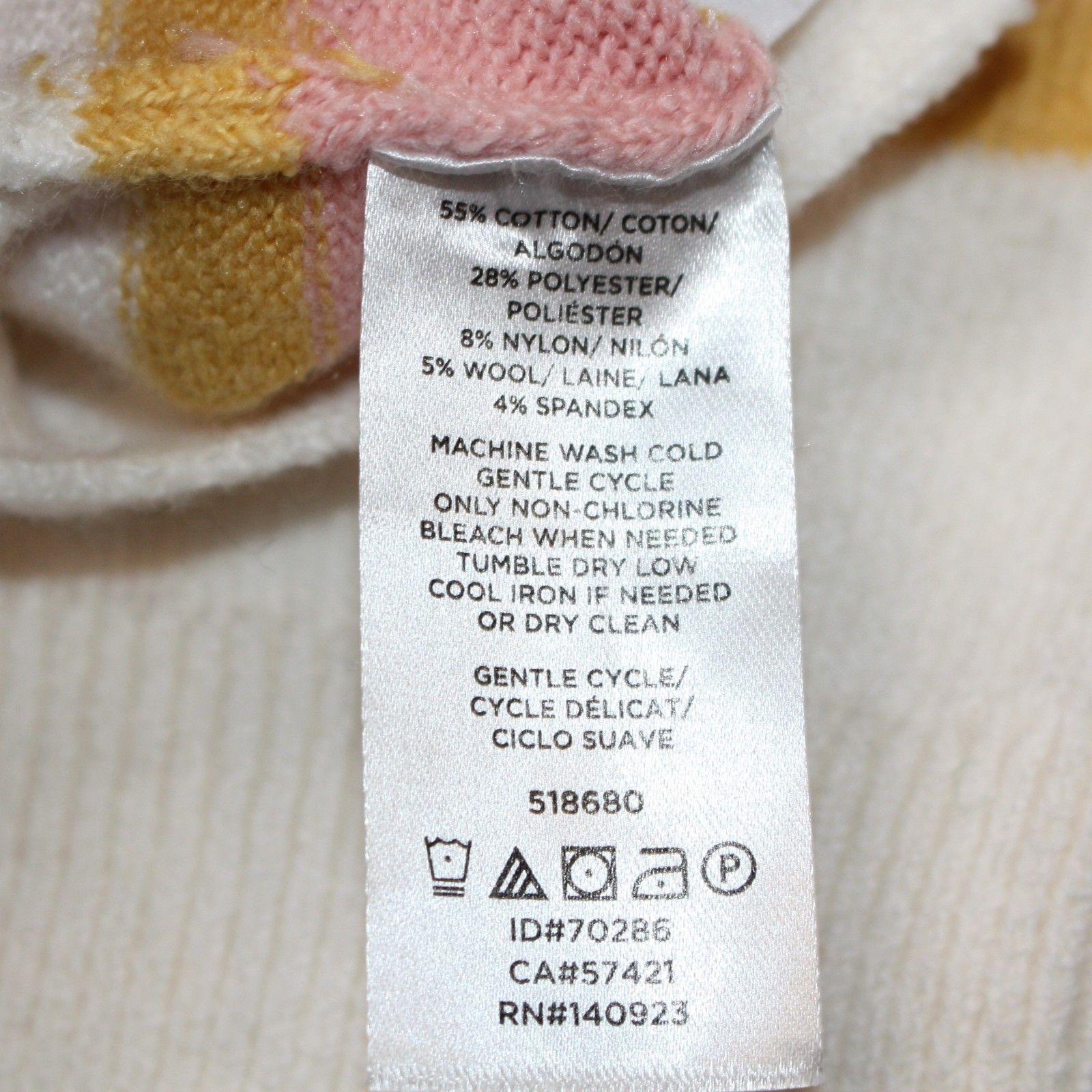 Loft Striped Boatneck Sweater in Pastel Colors & size Petite M Size M / US 6-8 / IT 42-44 - 6 Thumbnail