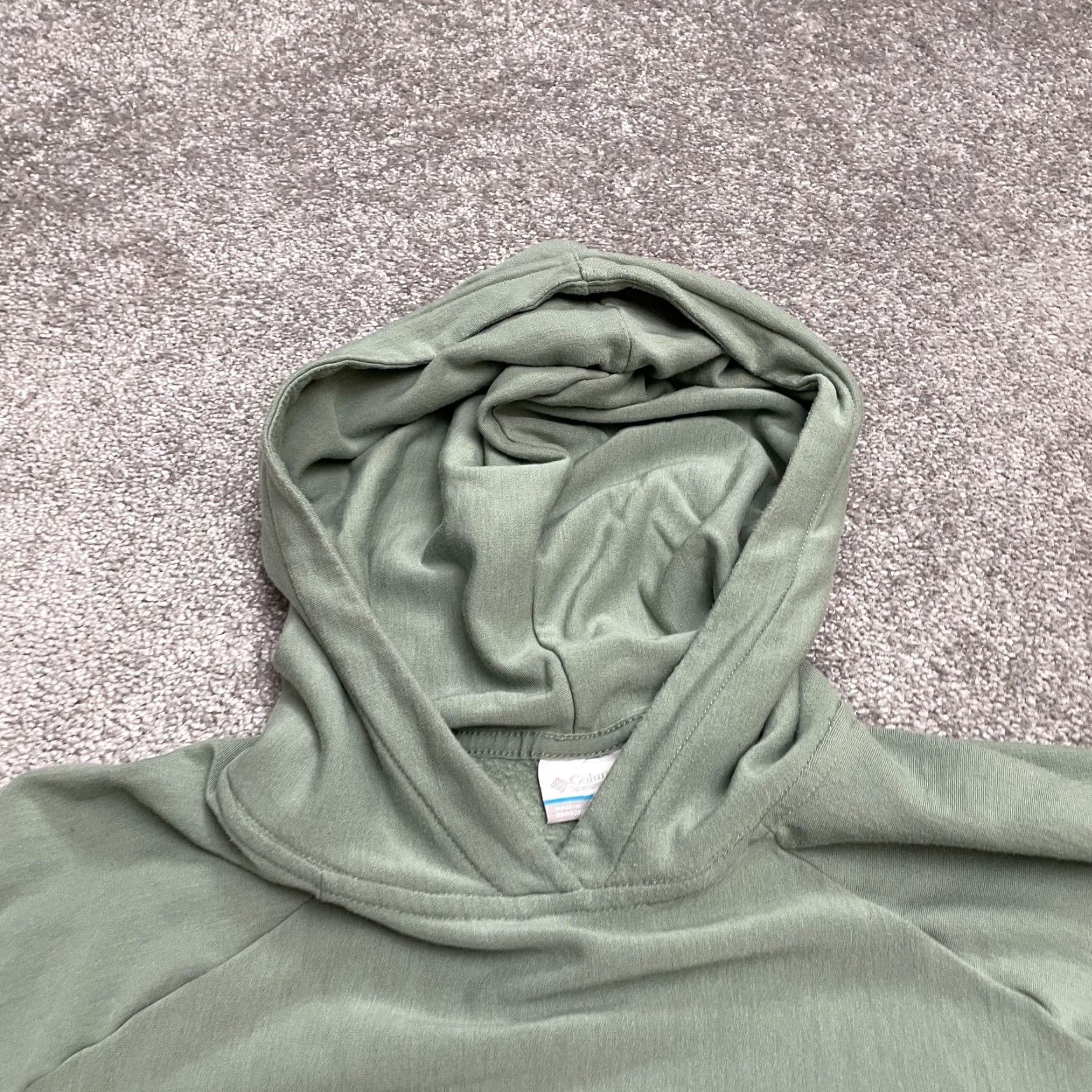 Vintage Columbia Hoodie Pullover Sweatshirt Womens XL Green Pockets All Seasons Casual Outdoor Size XL / US 12-14 / IT 48-50 - 3 Thumbnail