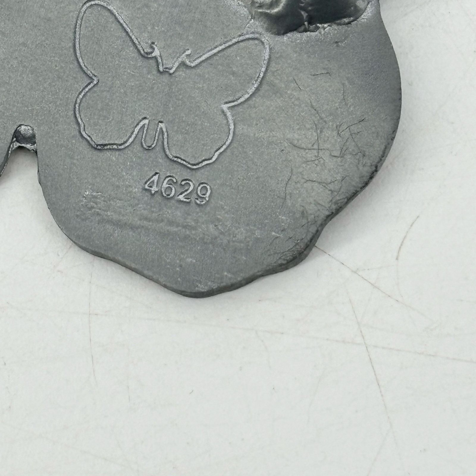 Vintage Butterfly Belt Buckle Pewter Women's Boho Western Festival Size ONE SIZE - 4 Thumbnail