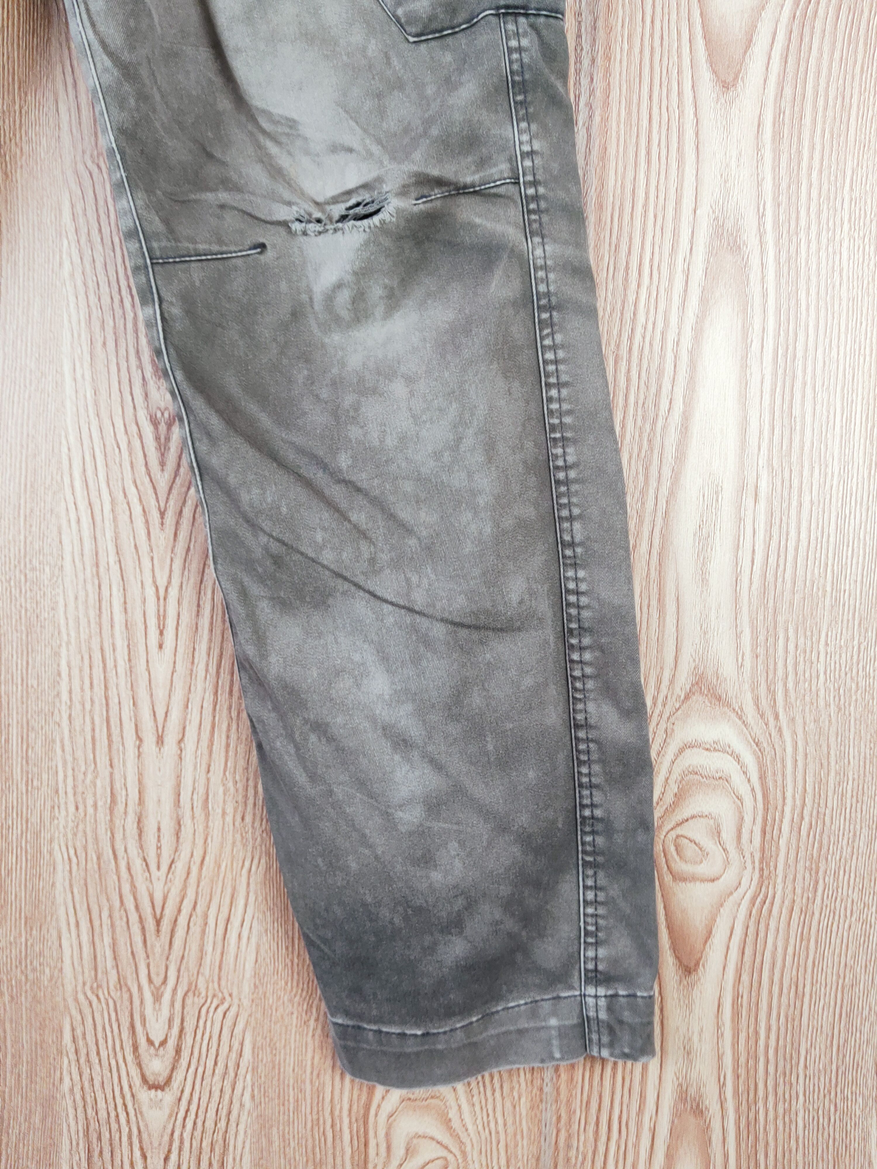 Japanese Brand Xebec Dark Gray Faded Multipocket Tactical Cargo Pants #W623 Size US 31 - 7 Thumbnail