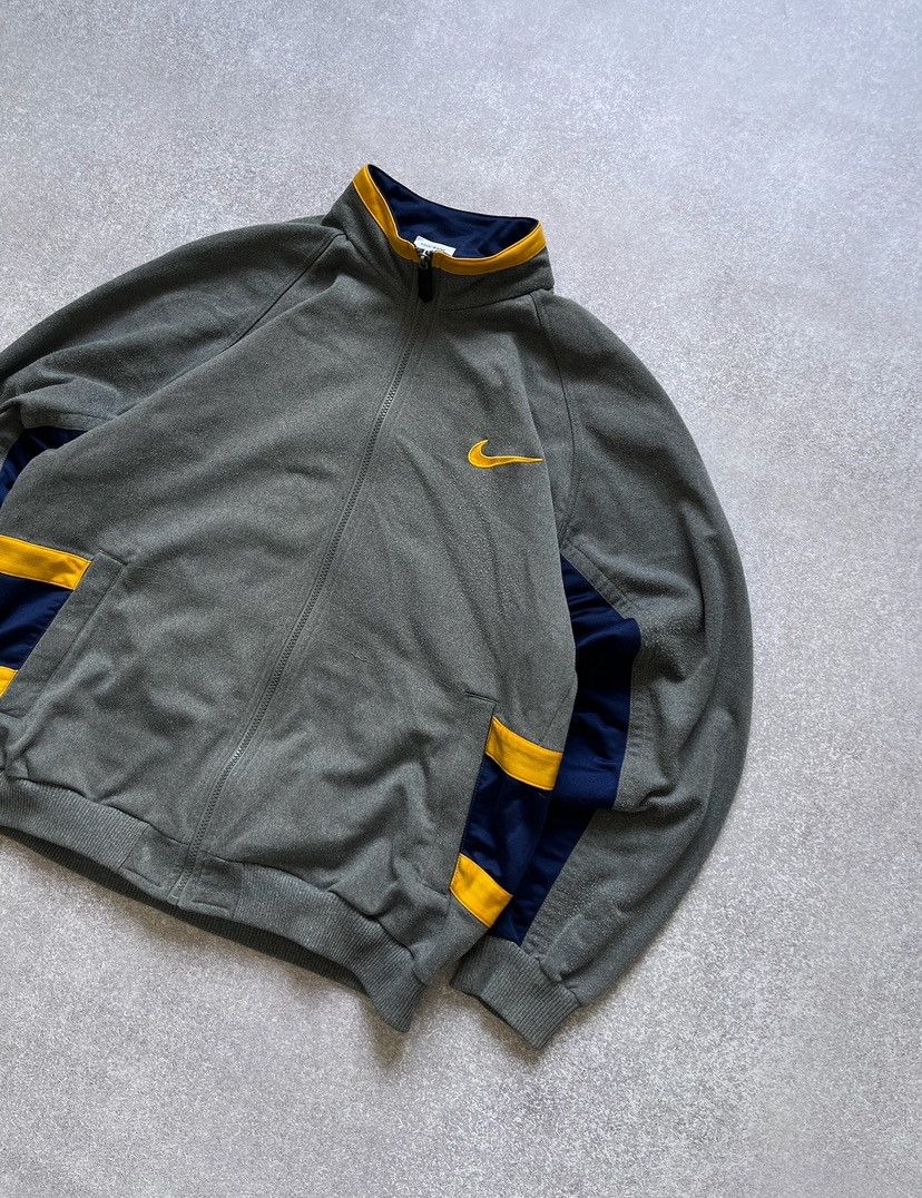Nike Vintage Nike Swoosh Grey Olympic Zip-up Jacket Y2K M Size US M / EU 48-50 / 2 - 3 Thumbnail