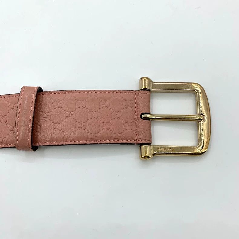 Gucci Gucci Bean sand-colored double G embossed full-print belt 2 Size ONE SIZE - 4 Thumbnail