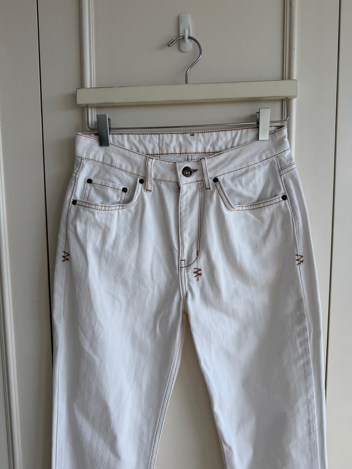 Ksubi new ksubi womens denim jeans nine o sugar rush white 26 8 Size 26" / US 2 / IT 38 - 5 Thumbnail