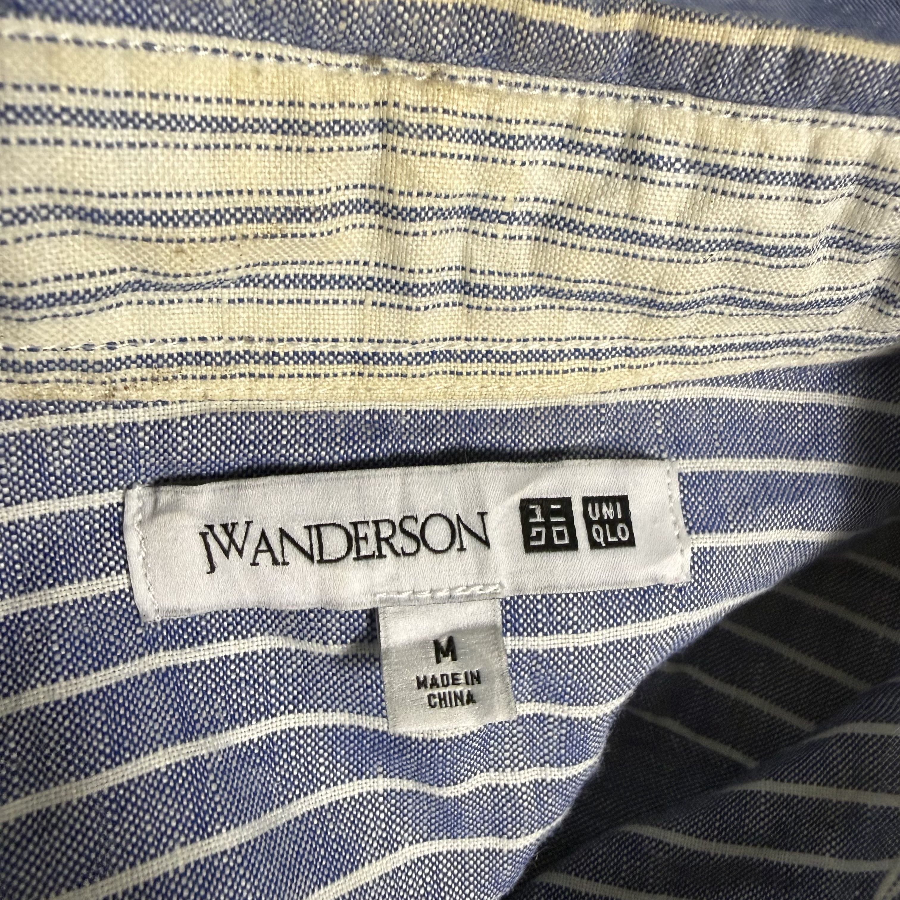 JW Anderson × Uniqlo Uniqlo x JW Anderson Striped Button Up Shirt Size US M / EU 48-50 / 2 - 5 Thumbnail