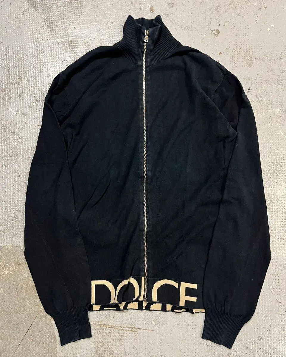 Dolce & Gabbana AW2005 Dolce & Gabbana Logo Black Zip Up Sweater Size US M / EU 48-50 / 2 - 1 Thumbnail