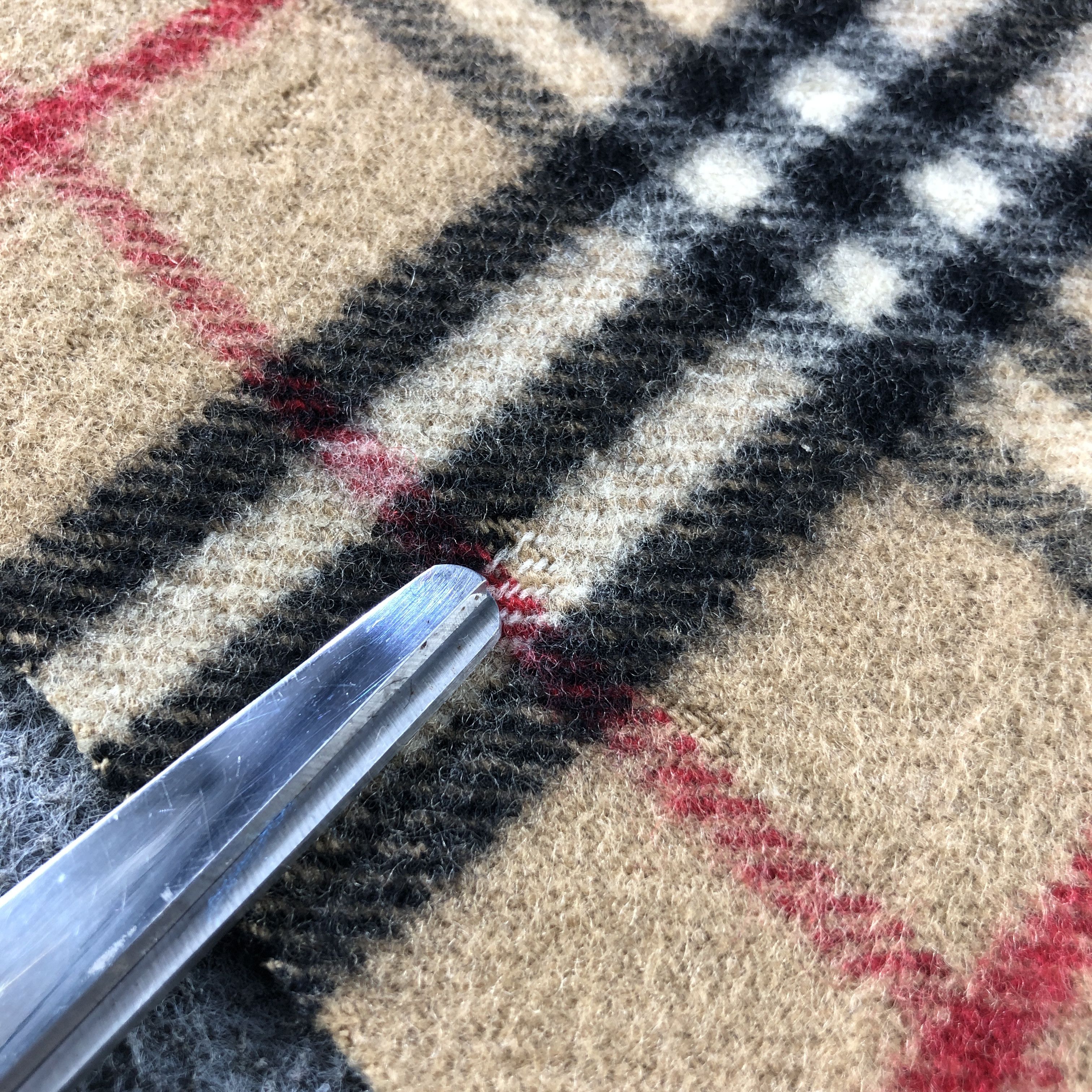 Burberry Burberry Tan Nova Check Wool Scarf Muffler V2869 Size ONE SIZE - 10 Thumbnail