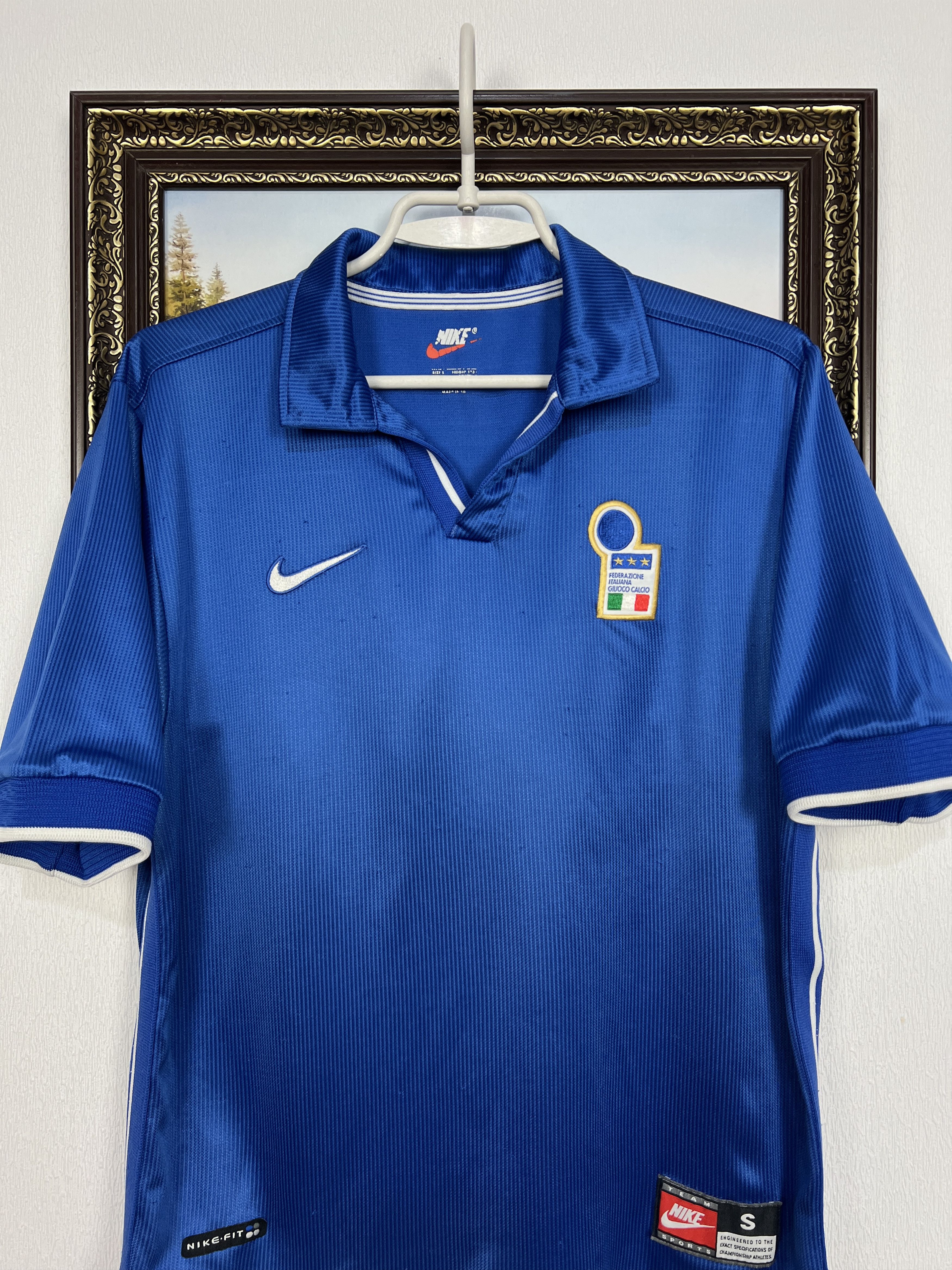 Italy Home football shirt 1994 Soccer Nike Maglia Blue