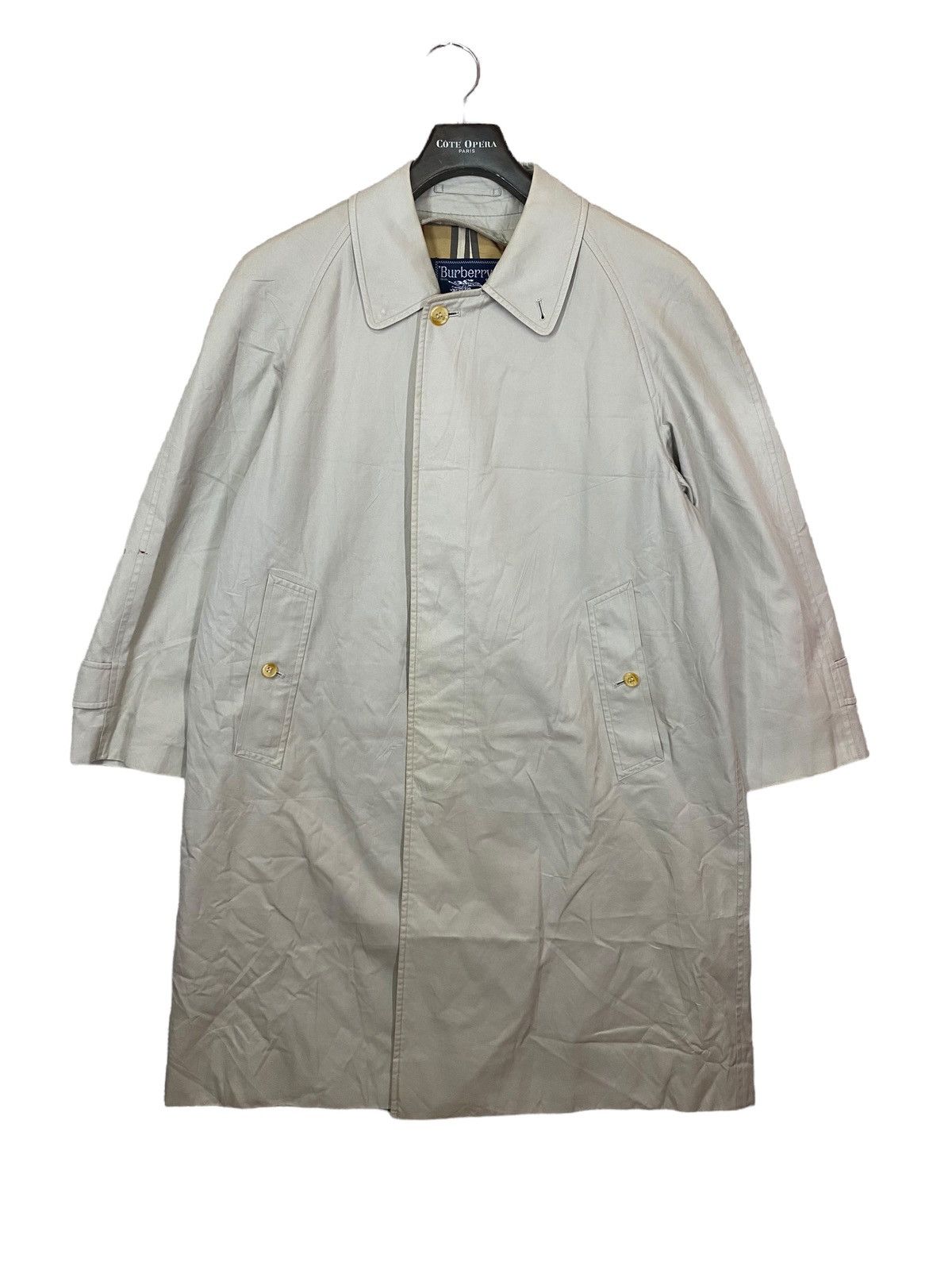 Burberry ‼️VINTAGE BURBERRY TRENCH COAT LINING NOVACHECK‼️ Size US L / EU 52-54 / 3 - 2 Thumbnail