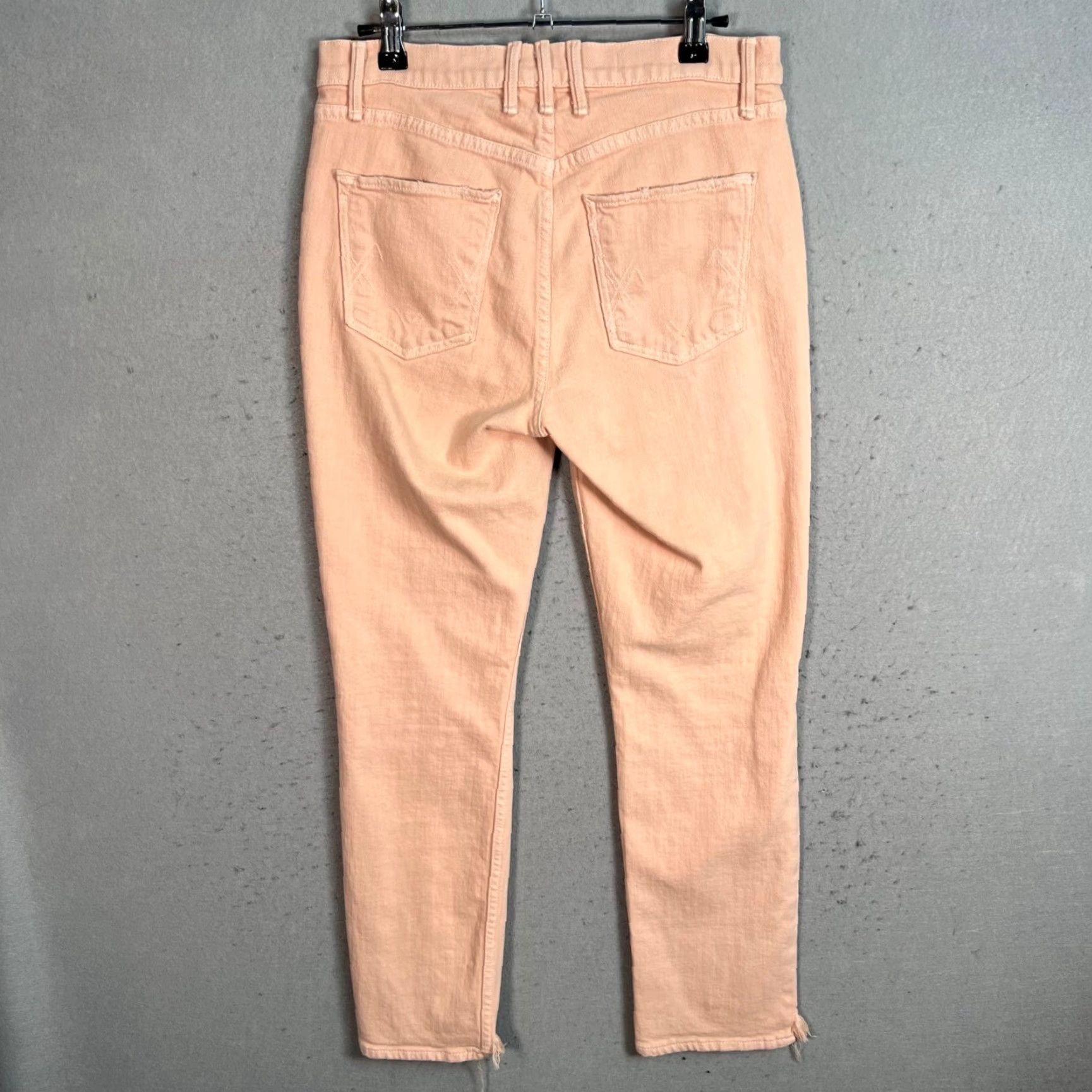 Denime McGuire Valletta Straight Light Pink Frayed Hem Jeans Size 26 Denim Womens Size 26" / US 2 / IT 38 - 2 Thumbnail