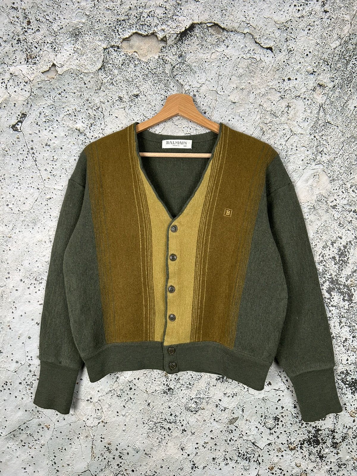 Balmain mohair cardigan hotsell