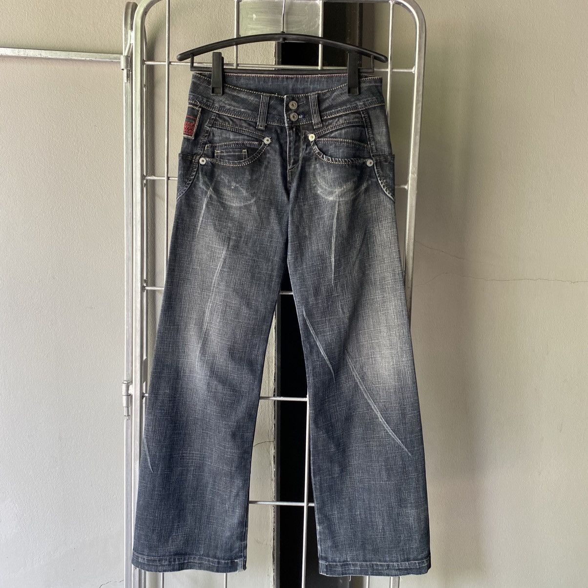 Marithe + Francois Girbaud MARITHE FRANCOIS GIRBAUD Dark Wash Bootcut Jeans Size US 32 / EU 48 - 1 Thumbnail