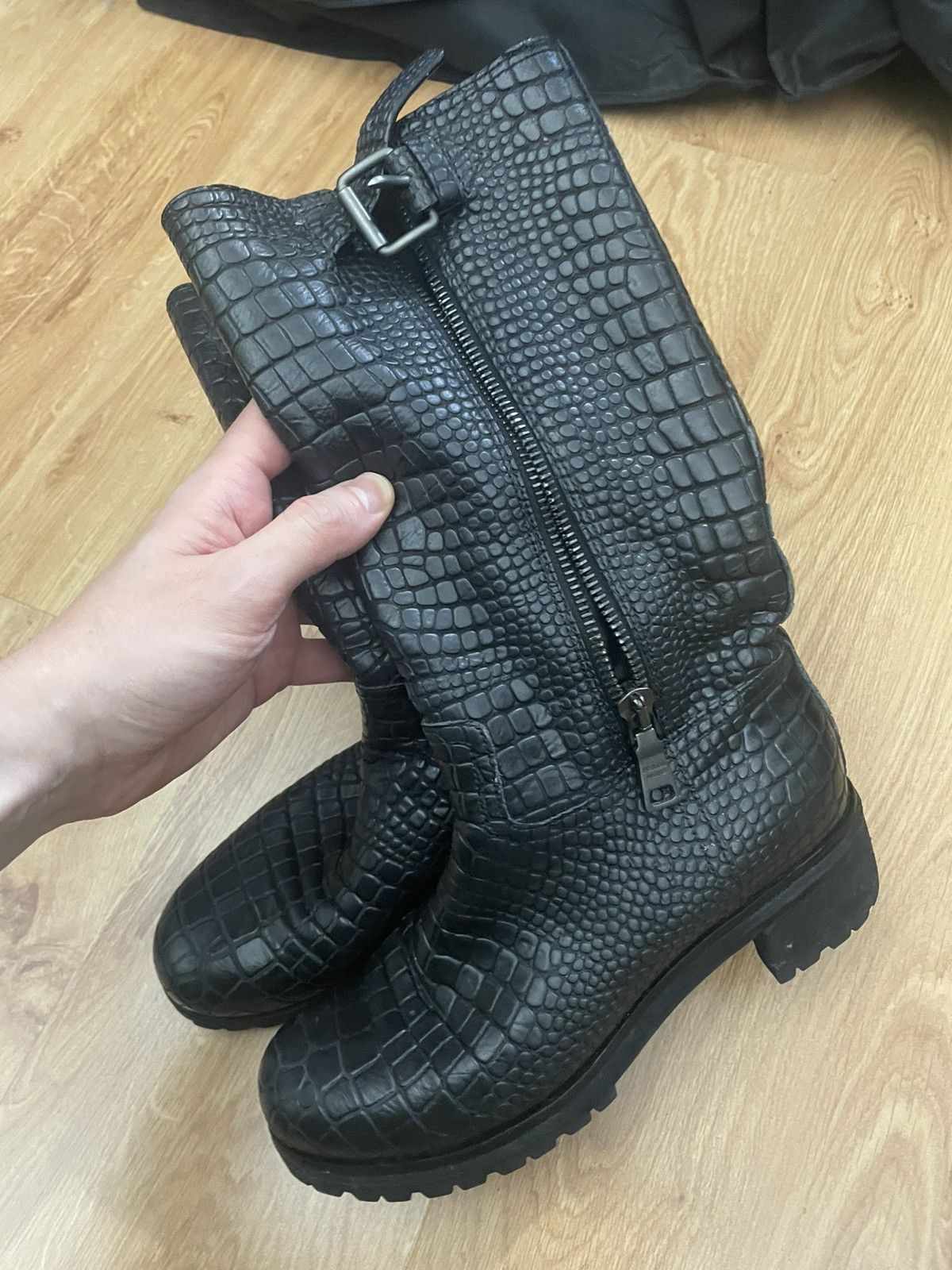 Prada Prada crocodile Boots Size US 8 / IT 38 - 4 Thumbnail
