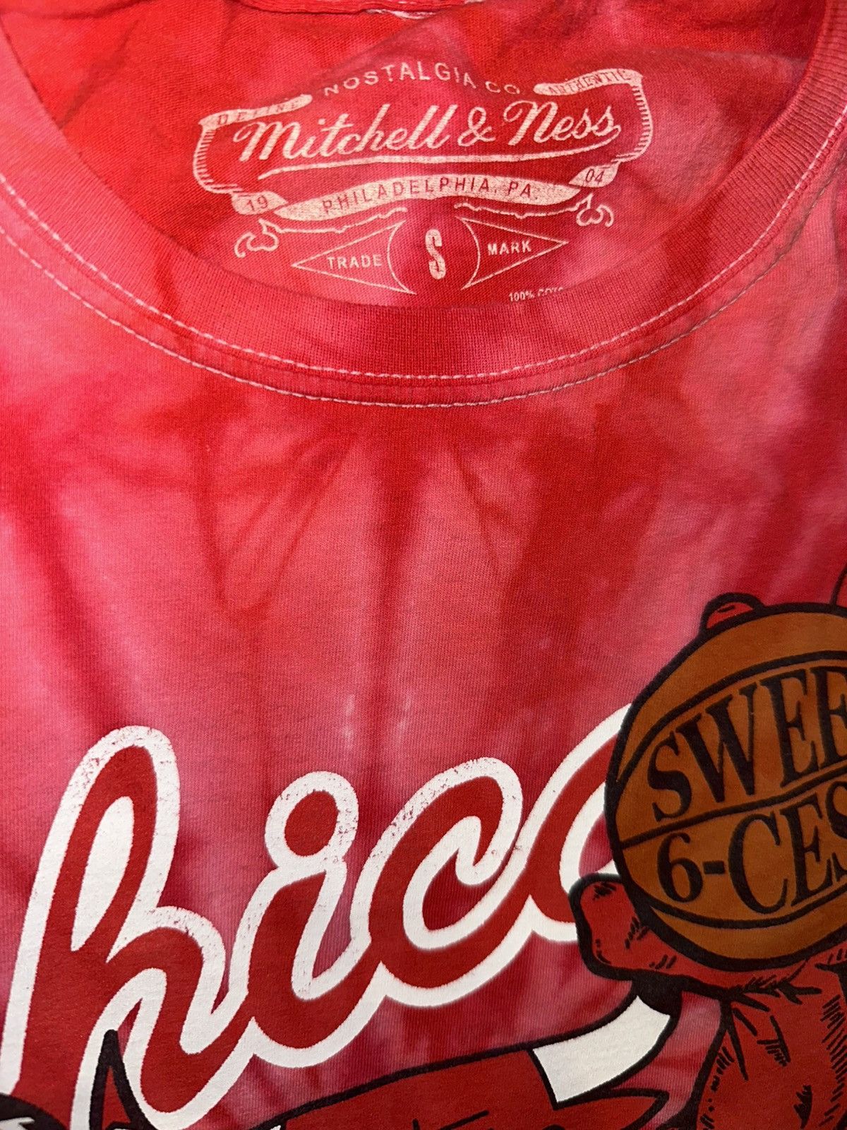 Mitchell & Ness Chicago Bulls 6 time NBA world champions Mitchell & Ness tee Size US S / EU 44-46 / 1 - 4 Thumbnail