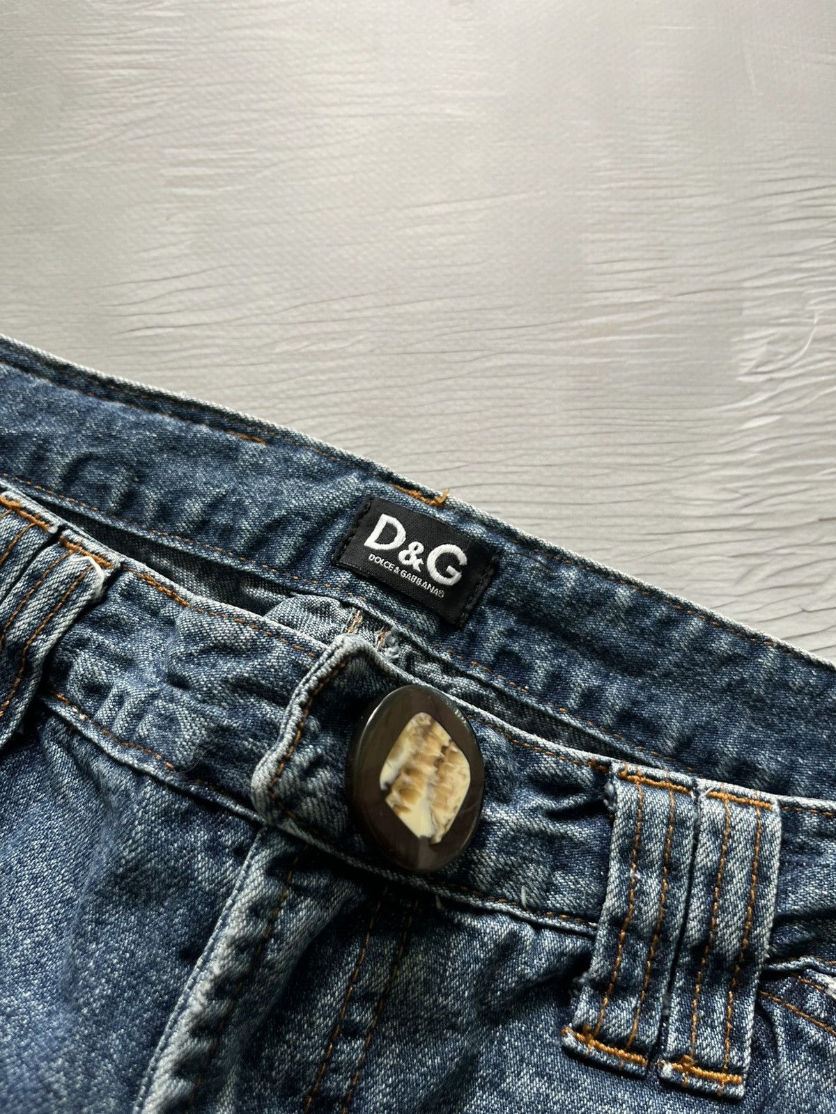 Dolce & Gabbana Dolce & Gabbana Vintage Denim Suit Jeans Luxury Blue Size 29" - 13 Thumbnail