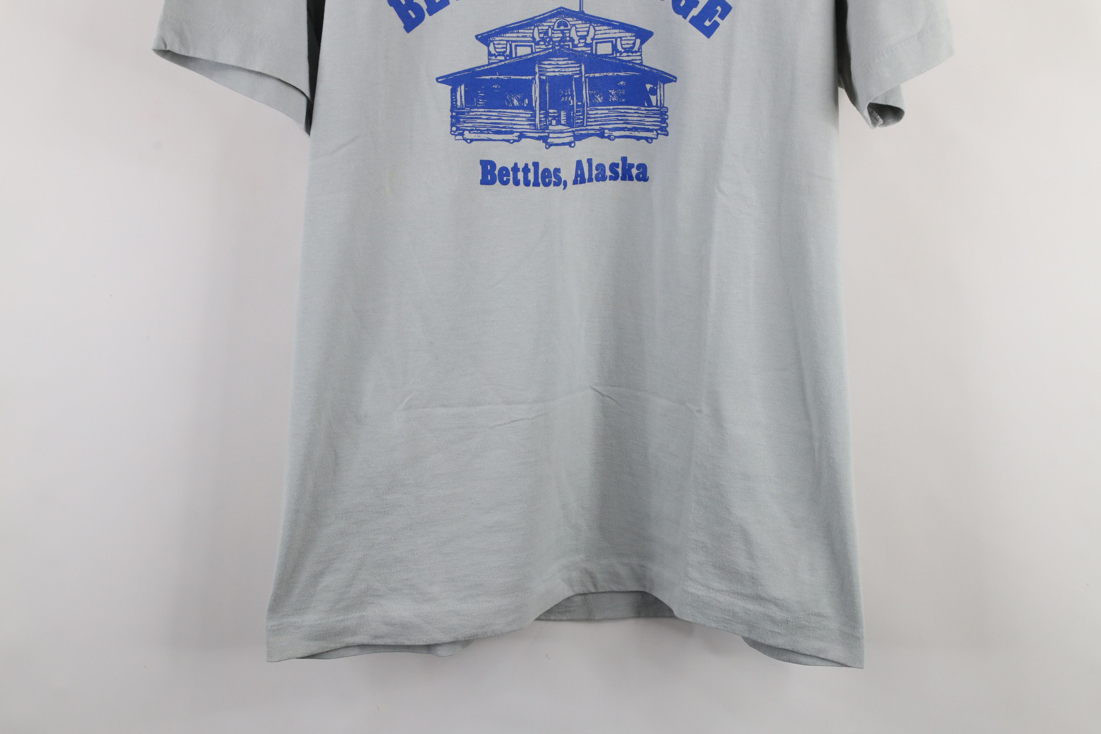 Vintage Vintage 80s 90s Lodge Alaska Short Sleeve T-Shirt USA Size US XL / EU 56 / 4 - 3 Thumbnail