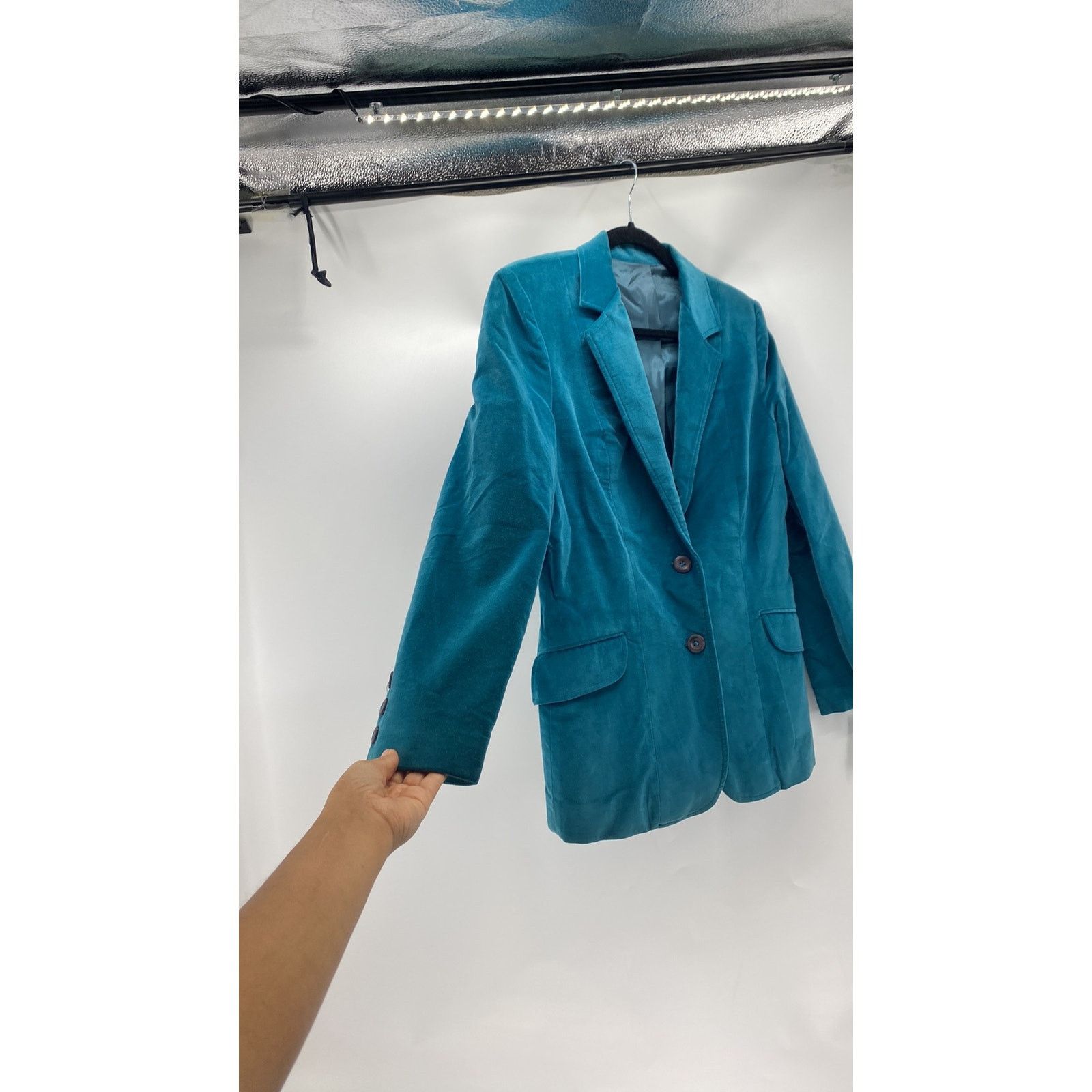 Other Vintage MJ Concepts velvet 2 button fitted blazer dead stock Size XS / US 0-2 / IT 36-38 - 6 Thumbnail