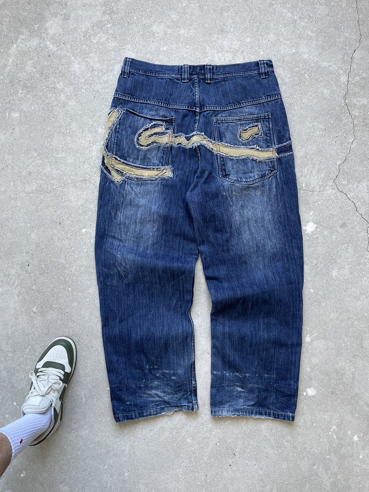 Karl Kani Vintage Karl Kani jeans buggy rap Brooklyn Size US 38 / EU 54 - 3 Thumbnail