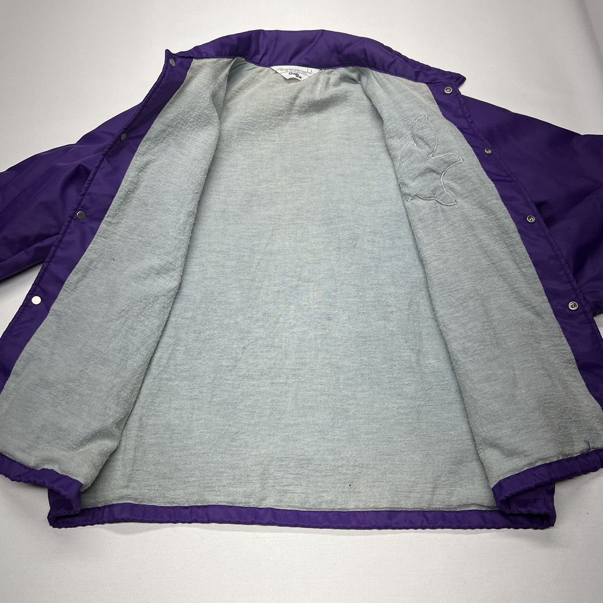 NFL × Vintage Minnesota Vikings Jacket Purple Chalk Line Coach Windbreaker Size US L / EU 52-54 / 3 - 11 Thumbnail