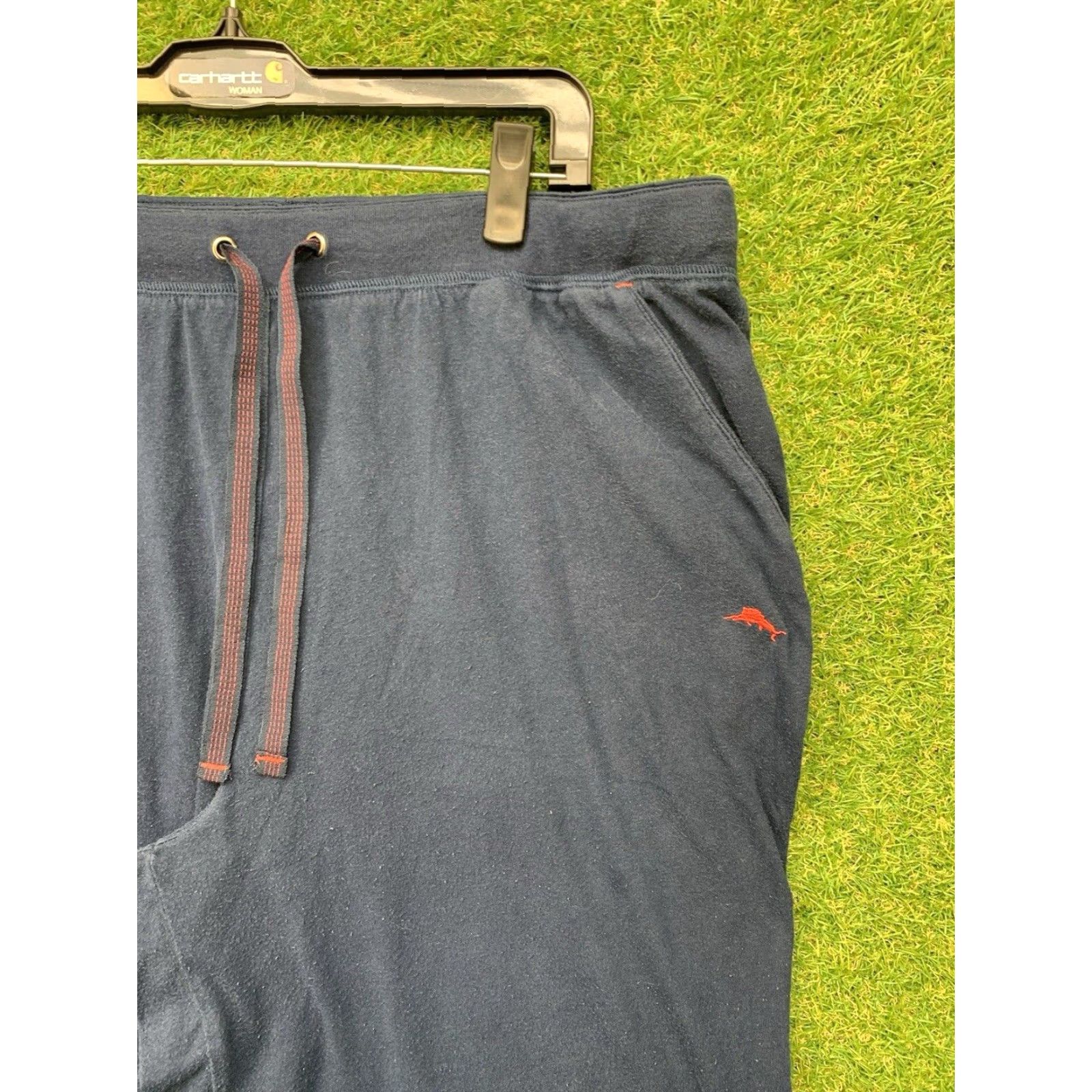 Tommy Bahama Tommy Bahama Sweatpants Mens Large Blue Drawstring Jogger Loungewear Stretch Size US 33 - 4 Thumbnail