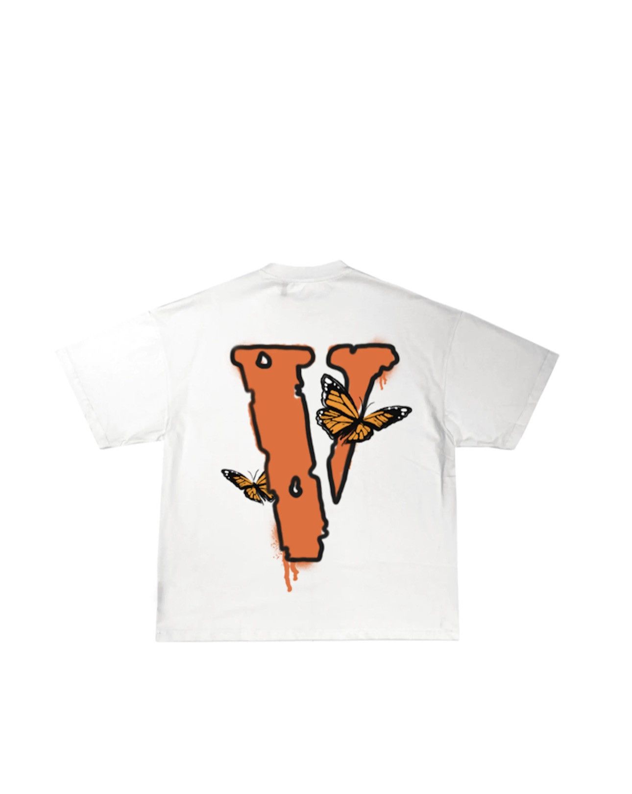 Vlone X deals Juice WRLD Butterfly Tee Size Large