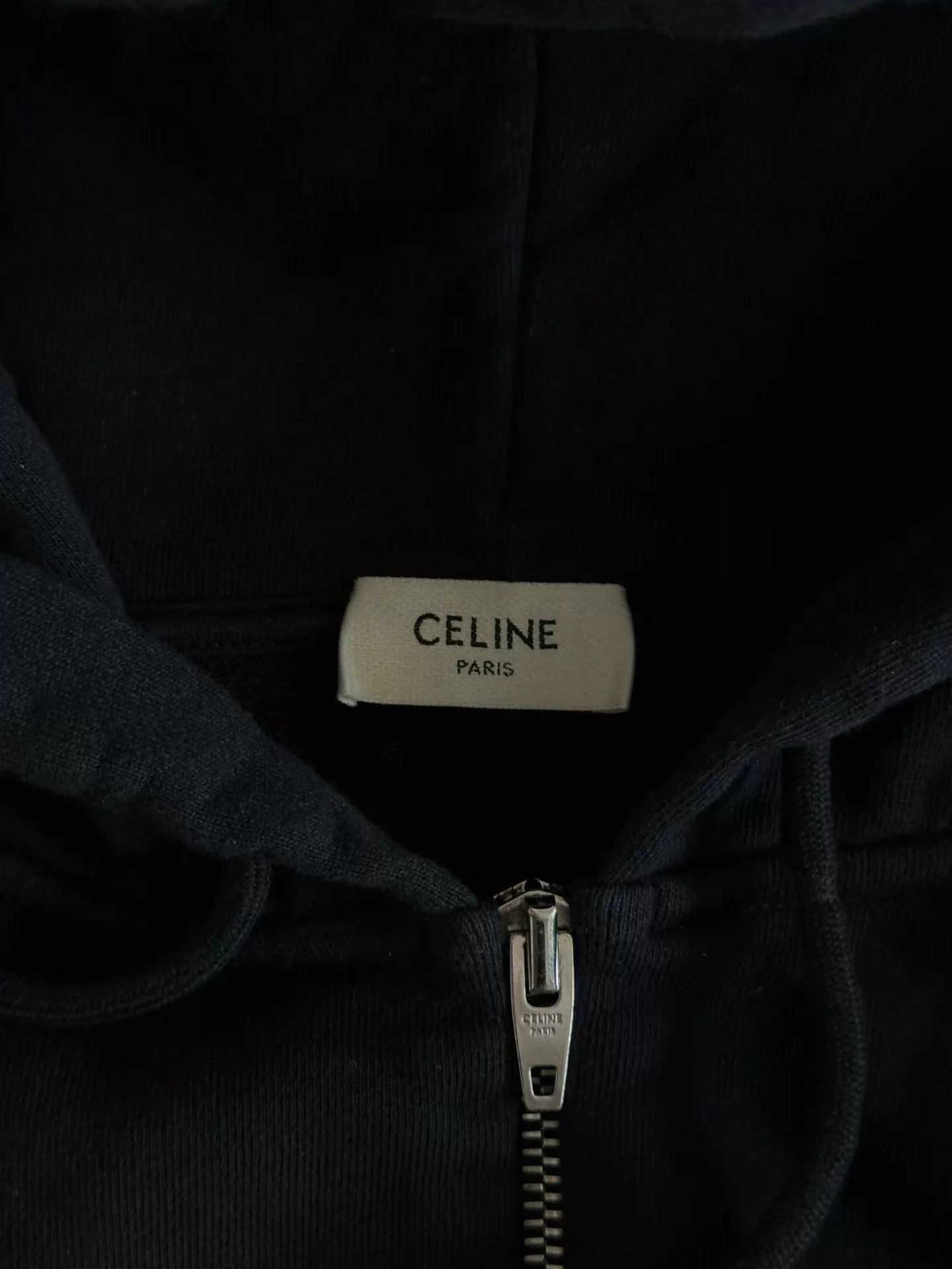 Celine CELINE Logo Zipper Hoodie M Size US M / EU 48-50 / 2 - 3 Thumbnail