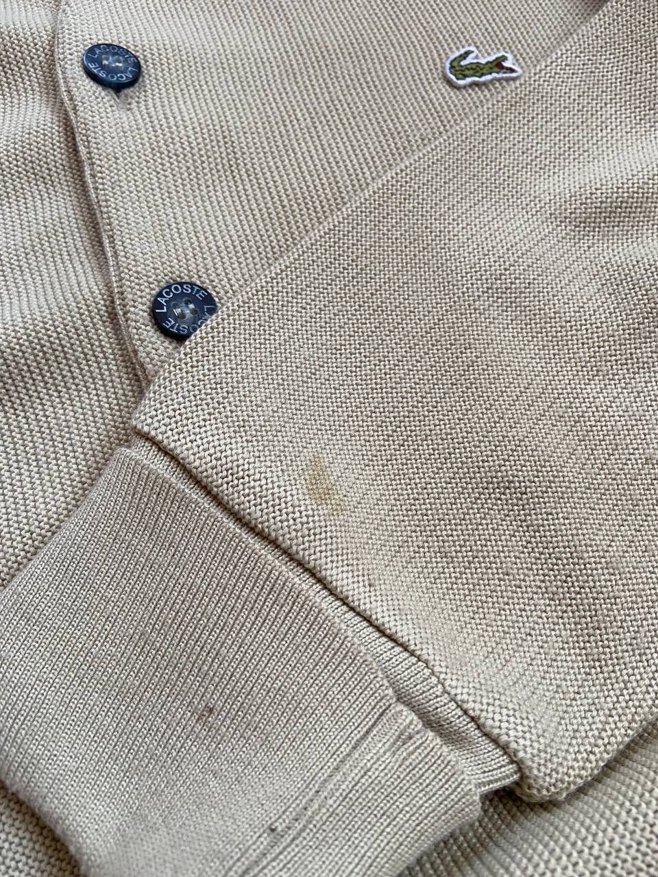 Lacoste Vintage Lacoste wool cardigan Size US XL / EU 56 / 4 - 3 Thumbnail