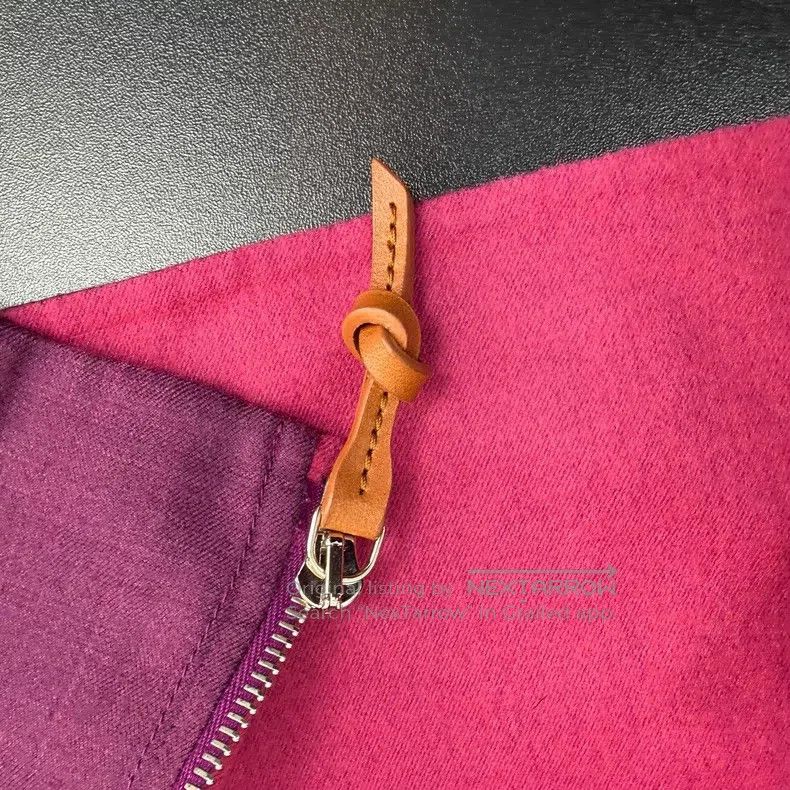 Hermes Hermes Purple Cashmere Tweed Jacket Size XS / US 0-2 / IT 36-38 - 7 Thumbnail