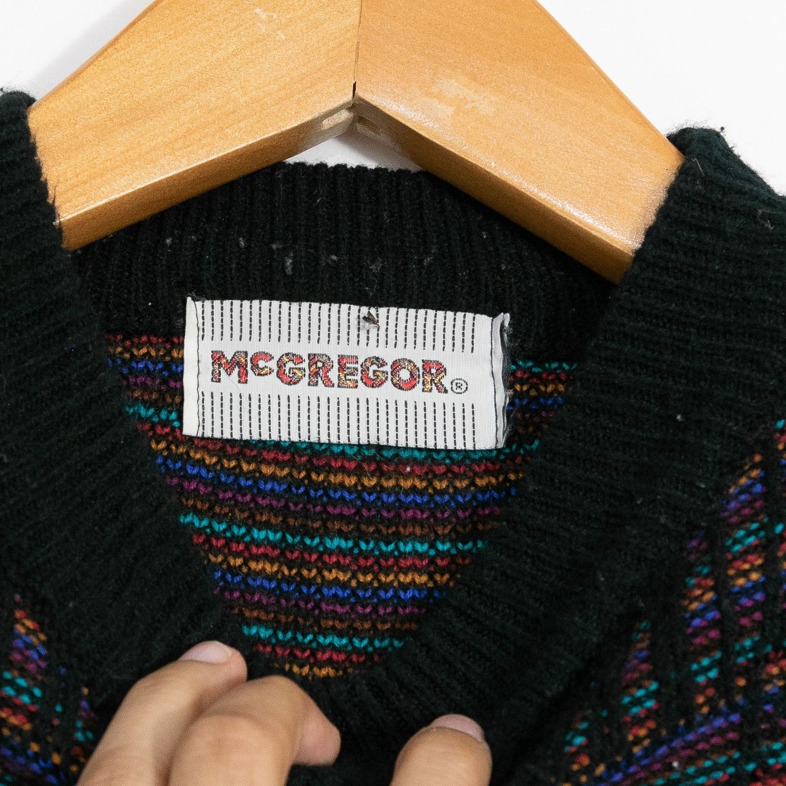 McGregor Vintage McGreogr Abstract Geometric Pattern Acrylic Sweater Size US M / EU 48-50 / 2 - 3 Thumbnail