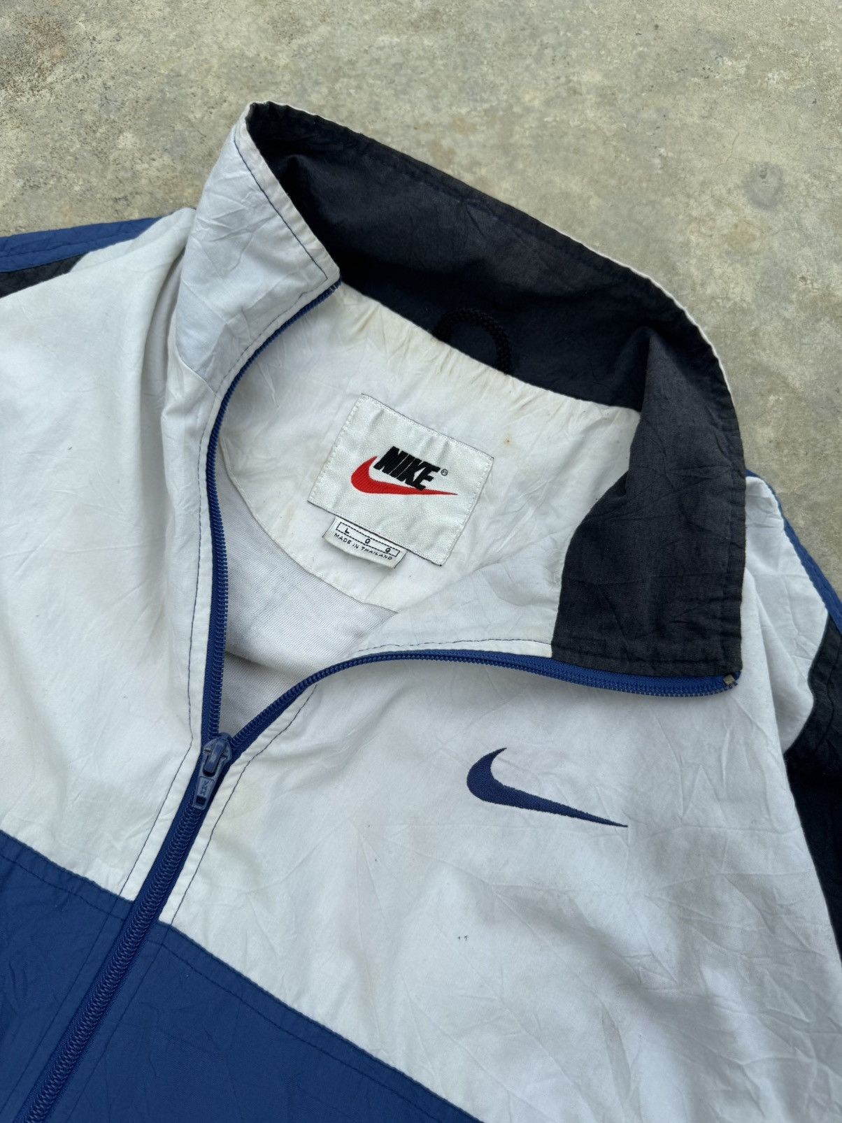 Nike Nike 90s Vintage Track Top Jacket Rare Jacket Size US XL / EU 56 / 4 - 4 Thumbnail