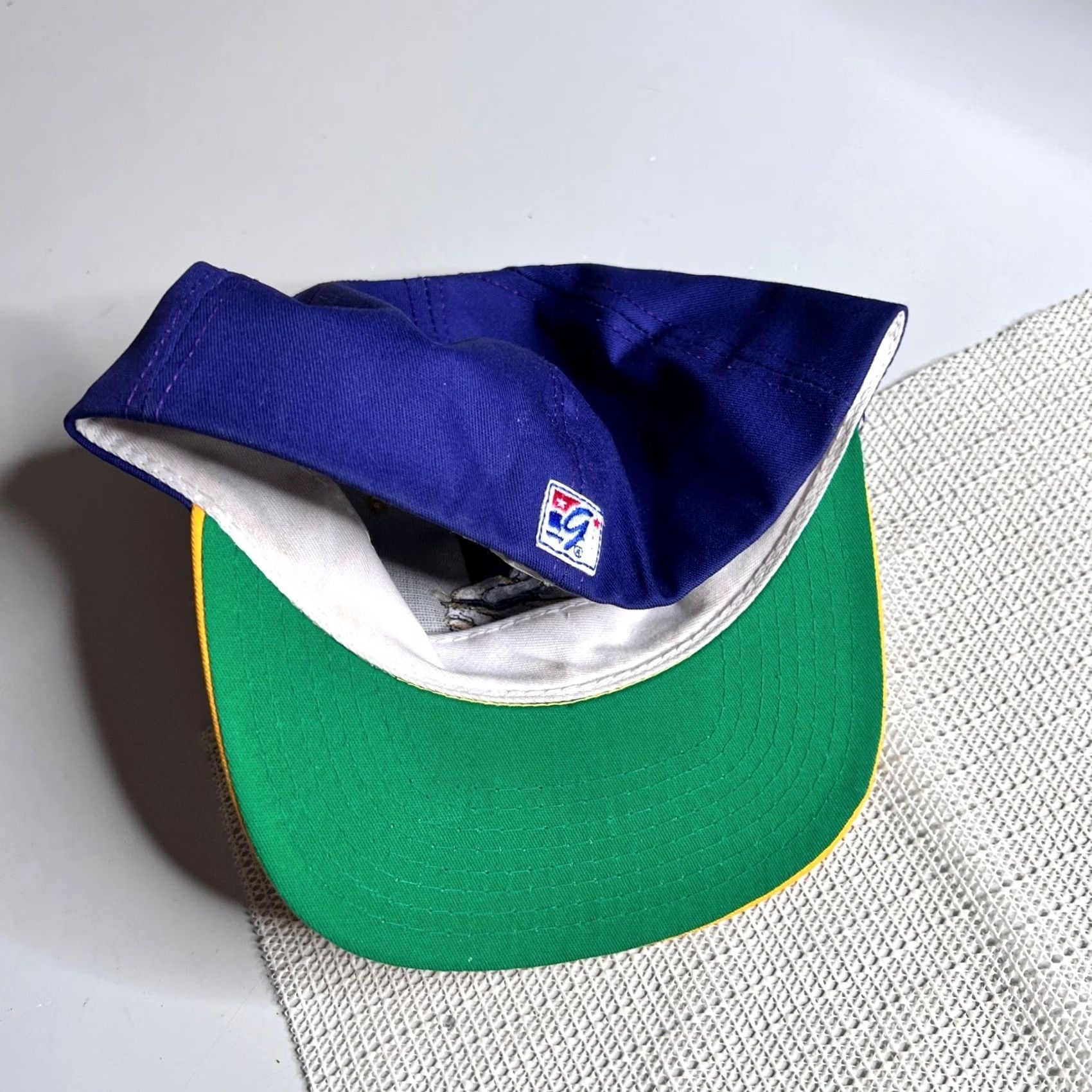NFL VINTAGE The Game Minnesota Vikings Fitted Hat 7 3/8 Purple Yellow NFL Deadstock Hat Mens Size ONE SIZE - 5 Thumbnail