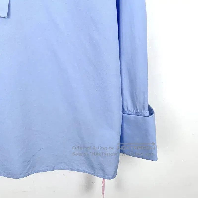 Valentino Valentino Women's Blue Cotton Shirt . Size S / US 4 / IT 40 - 4 Thumbnail